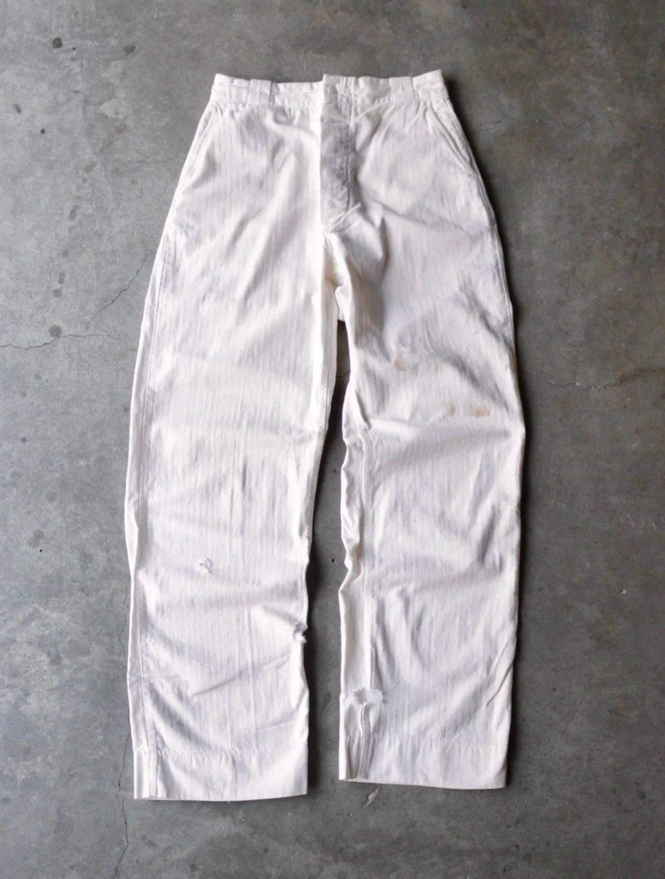 1960S WHITE HBT PANTS