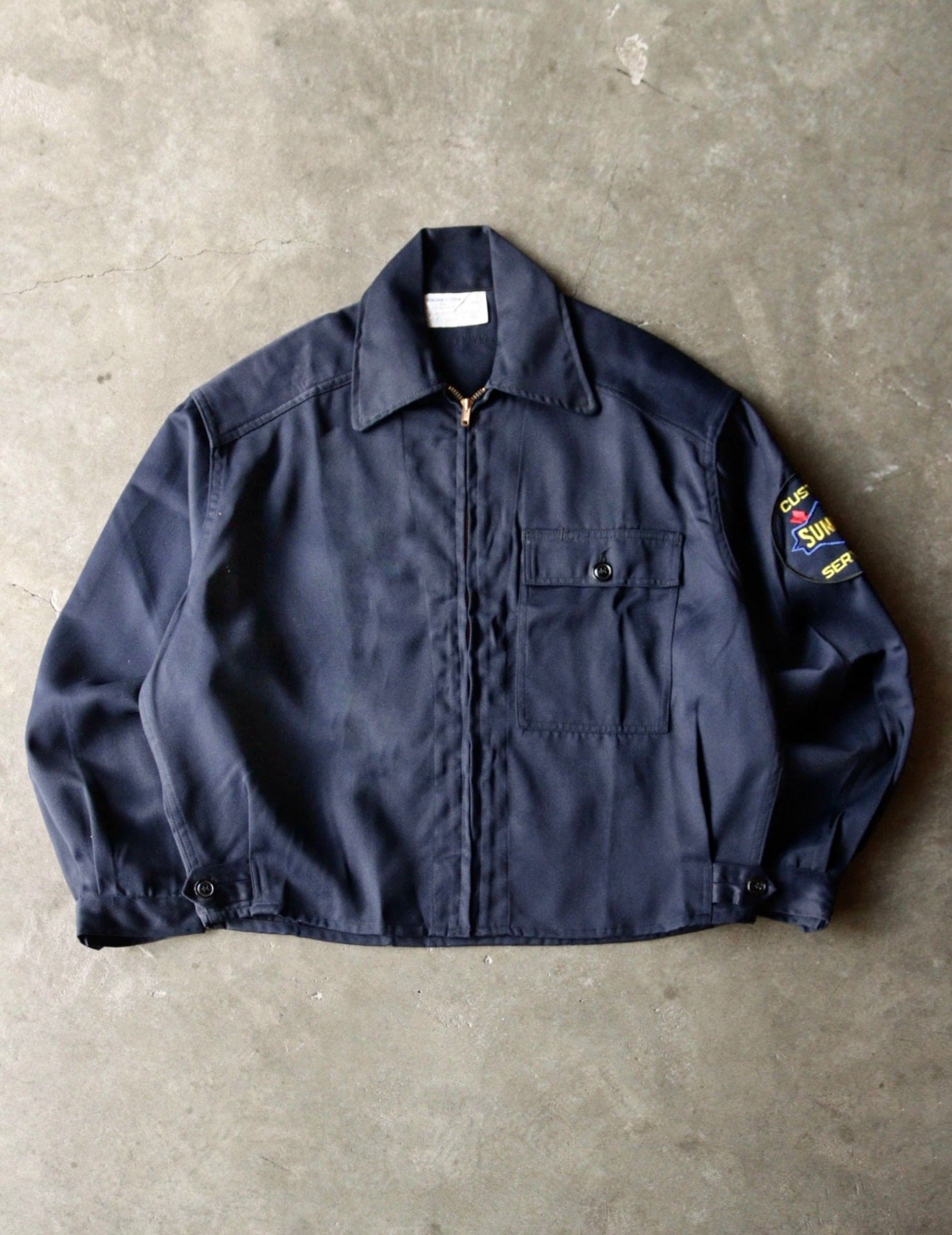 1960S RAYON SUNOCO GAS STATION WORK JACKET