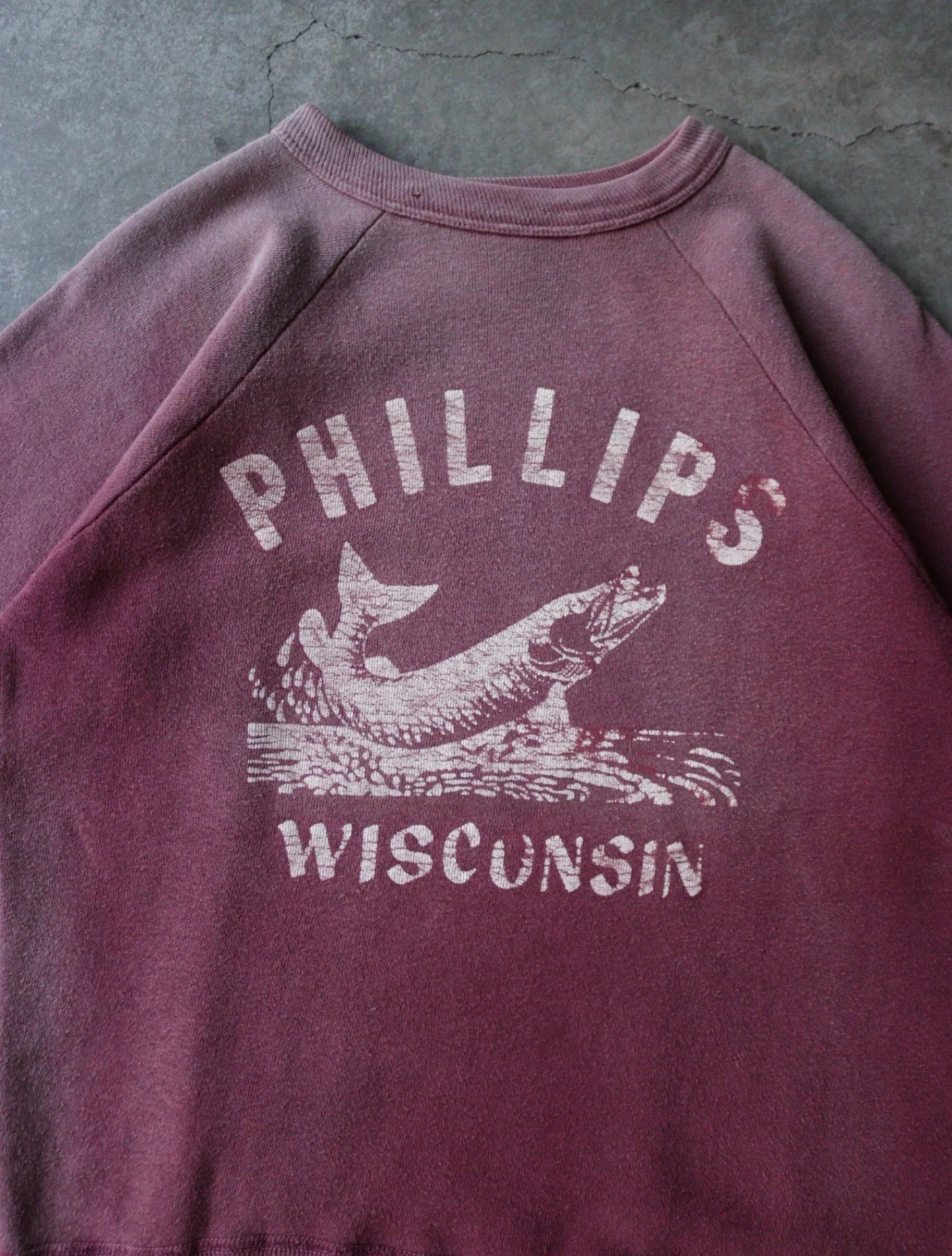 1950S WISCONSIN SALMON SWEATSHIRT