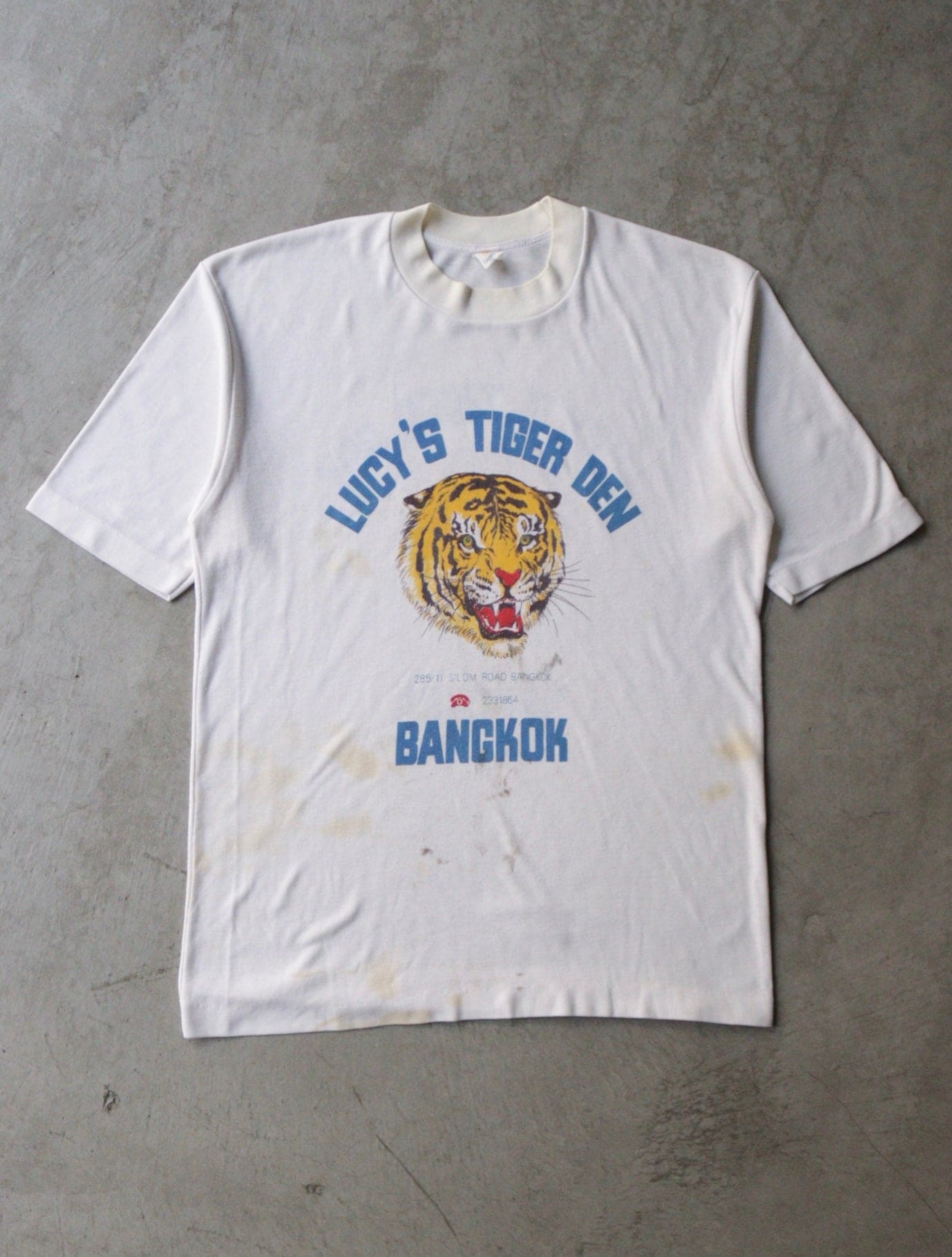 1980S STAINED LUCY'S TIGER DEN TEE