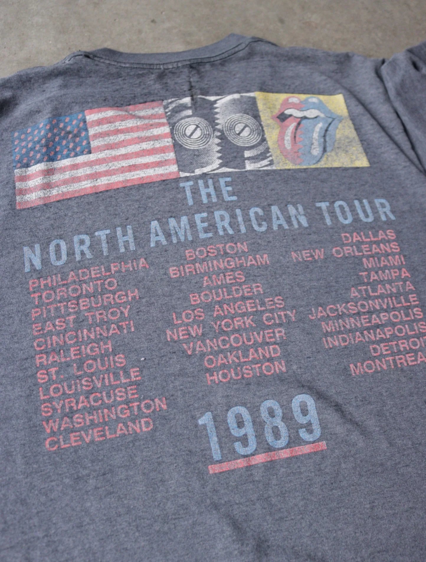 1980S ROLLING STONES THRASHED BAND TEE