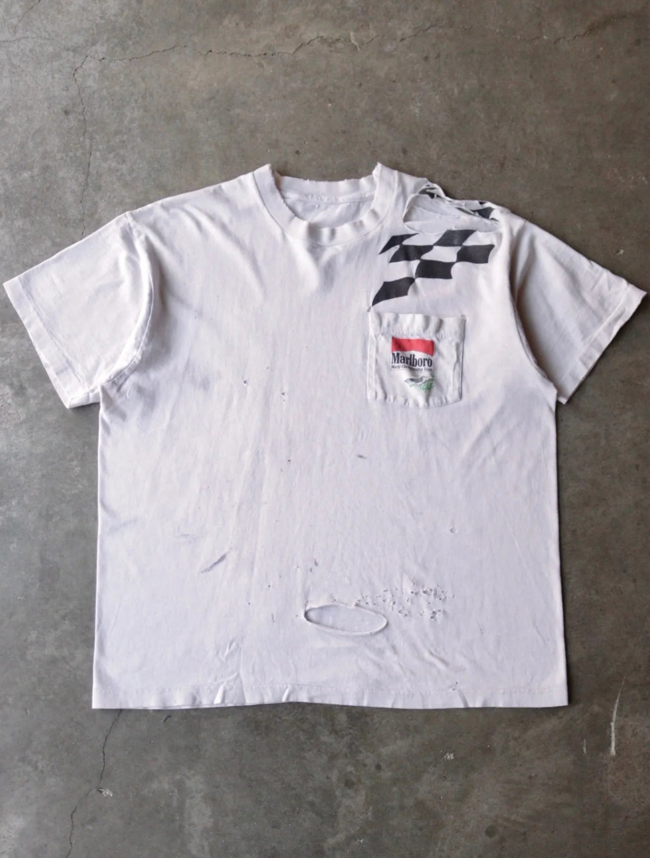 1990S THRASHED MARLBORO TEE