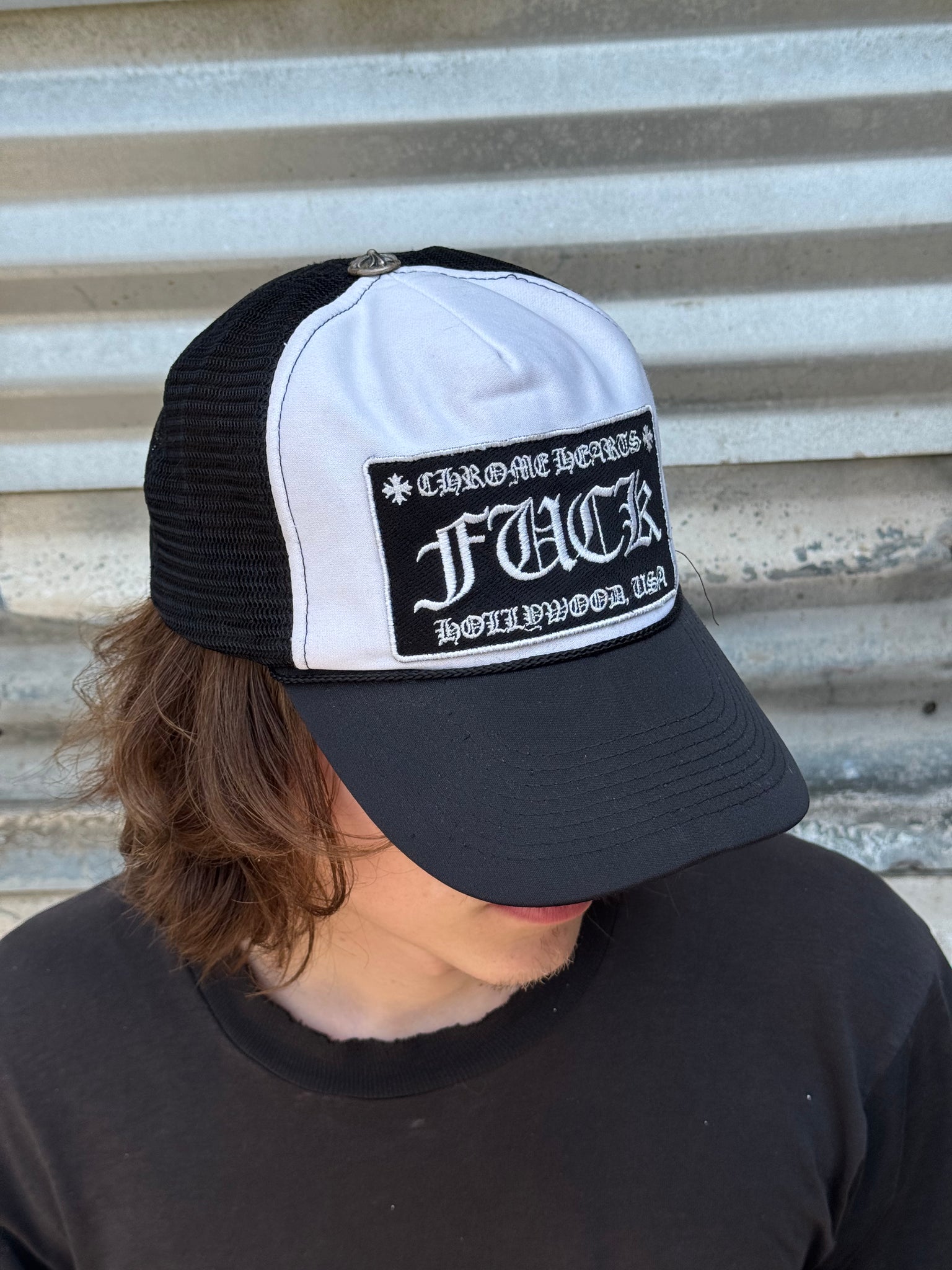 1990S CHROME HEARTS F*CK TRUCKER HAT