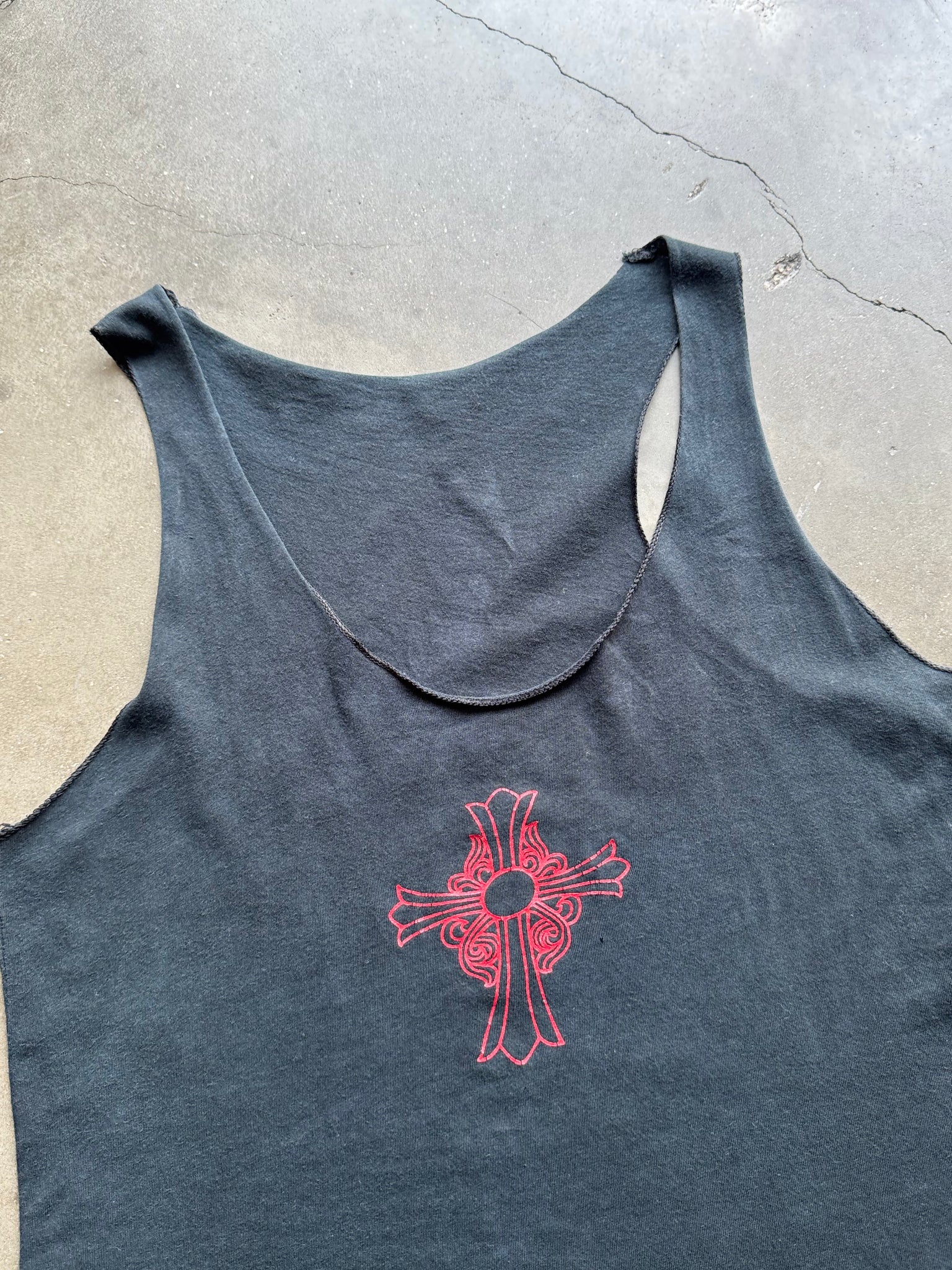 1990S CHROME HEARTS CROSS TANK TOP
