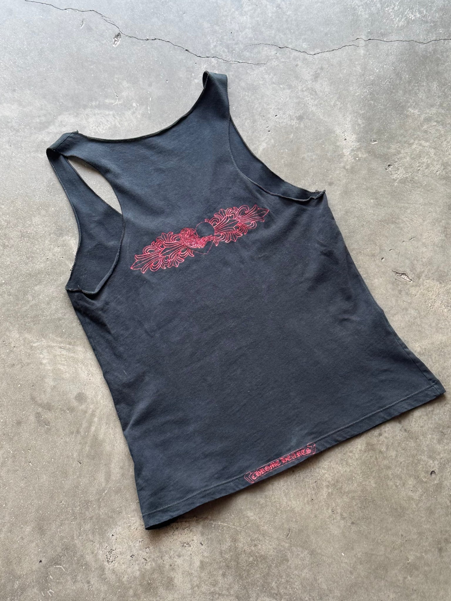 1990S CHROME HEARTS CROSS TANK TOP