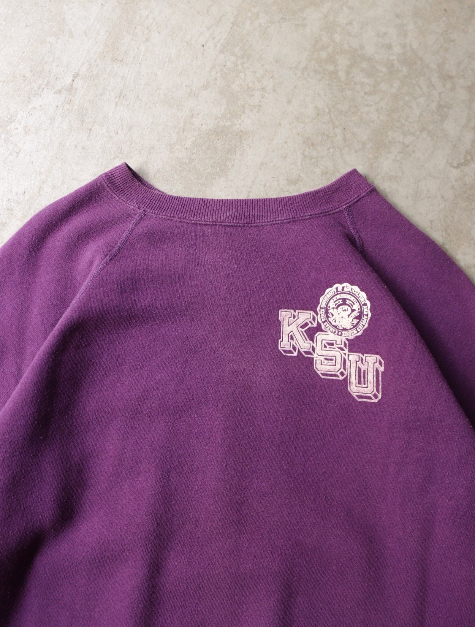 1960S KBU FLOCK PRINT SWEATSHIRT – TWO FOLD