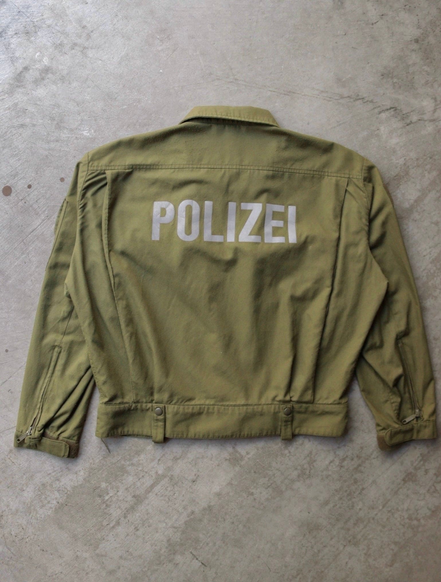 1990S GERMAN POLIZEI GREEN WORK JACKET