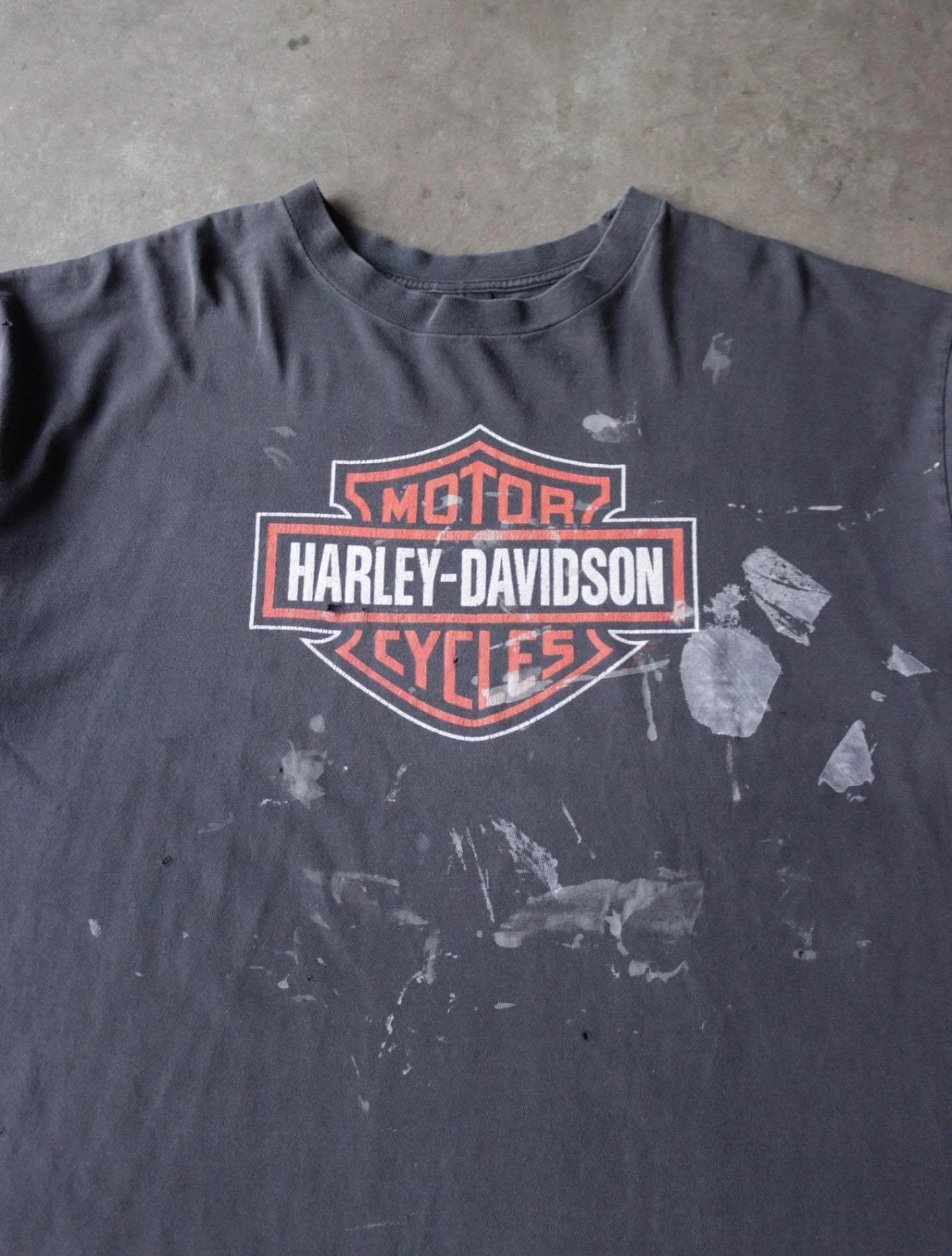 1990S FADED HARLEY PAINTER TEE