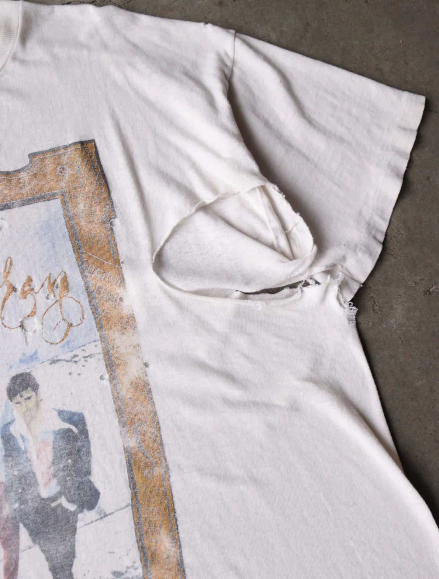 1990S THRASHED DURAN DURAN BAND TEE