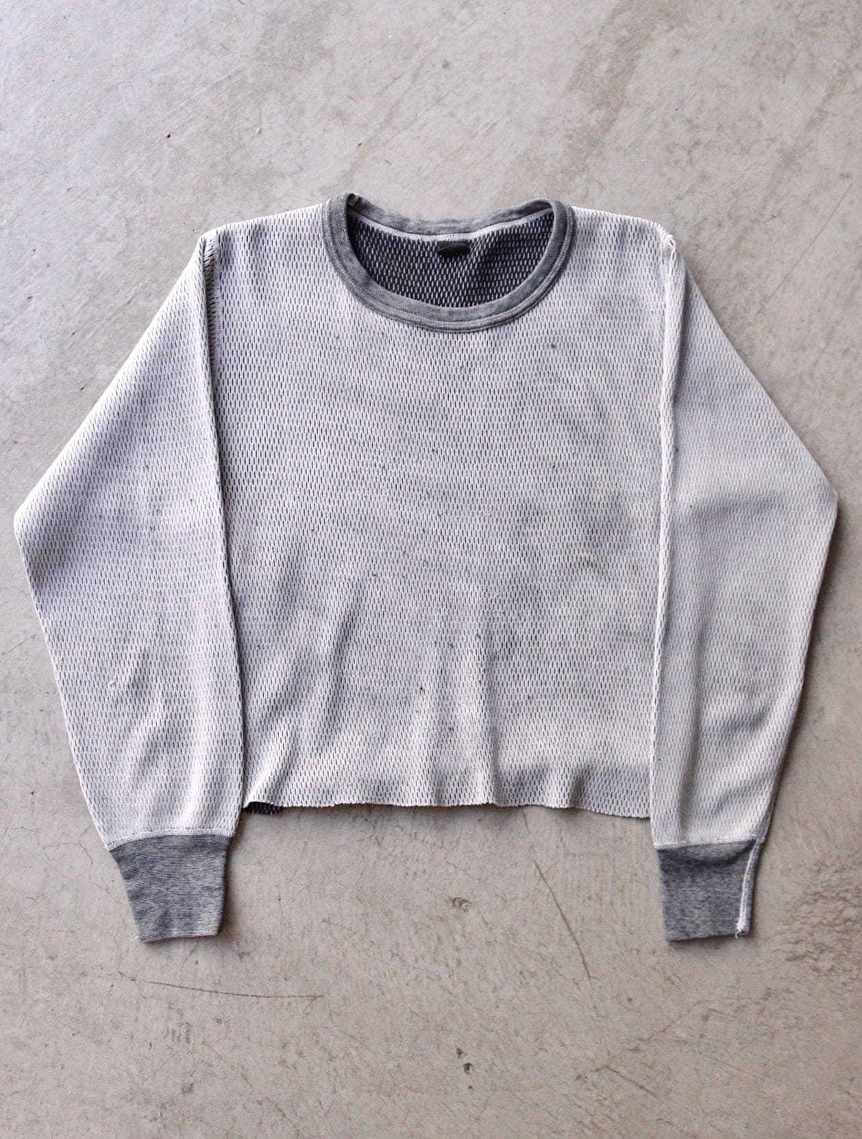 1990S TWOTONE THERMAL L/S SHIRT