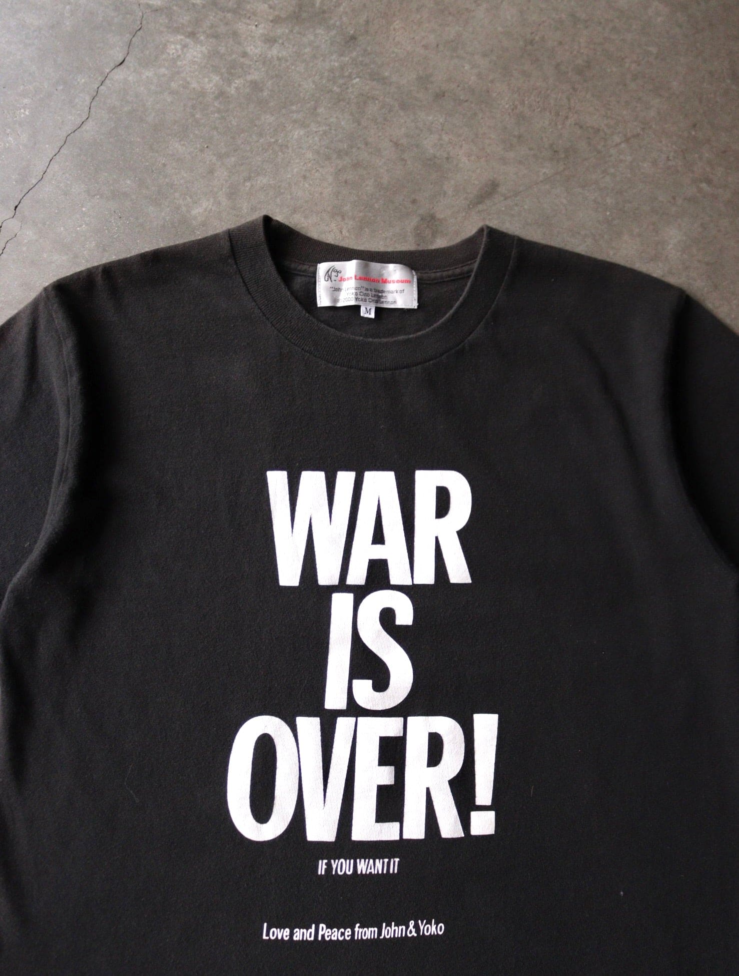 2000S JOHN & YOKO WAR IS OVER TEE
