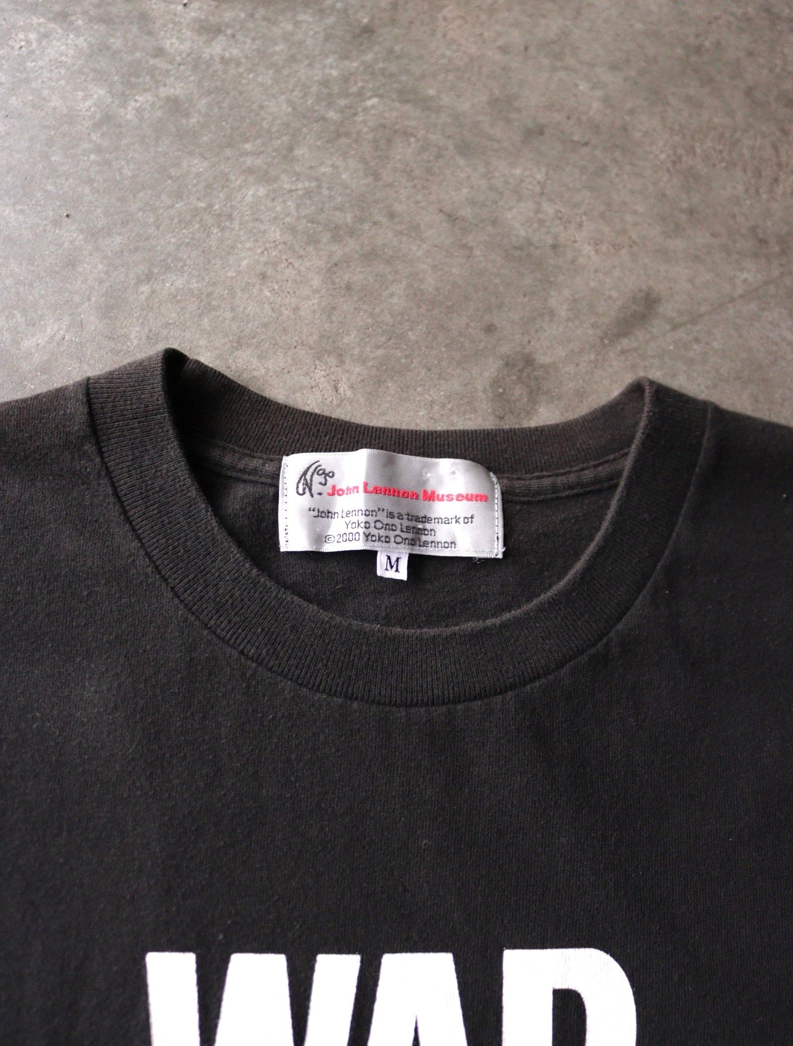 2000S JOHN & YOKO WAR IS OVER TEE