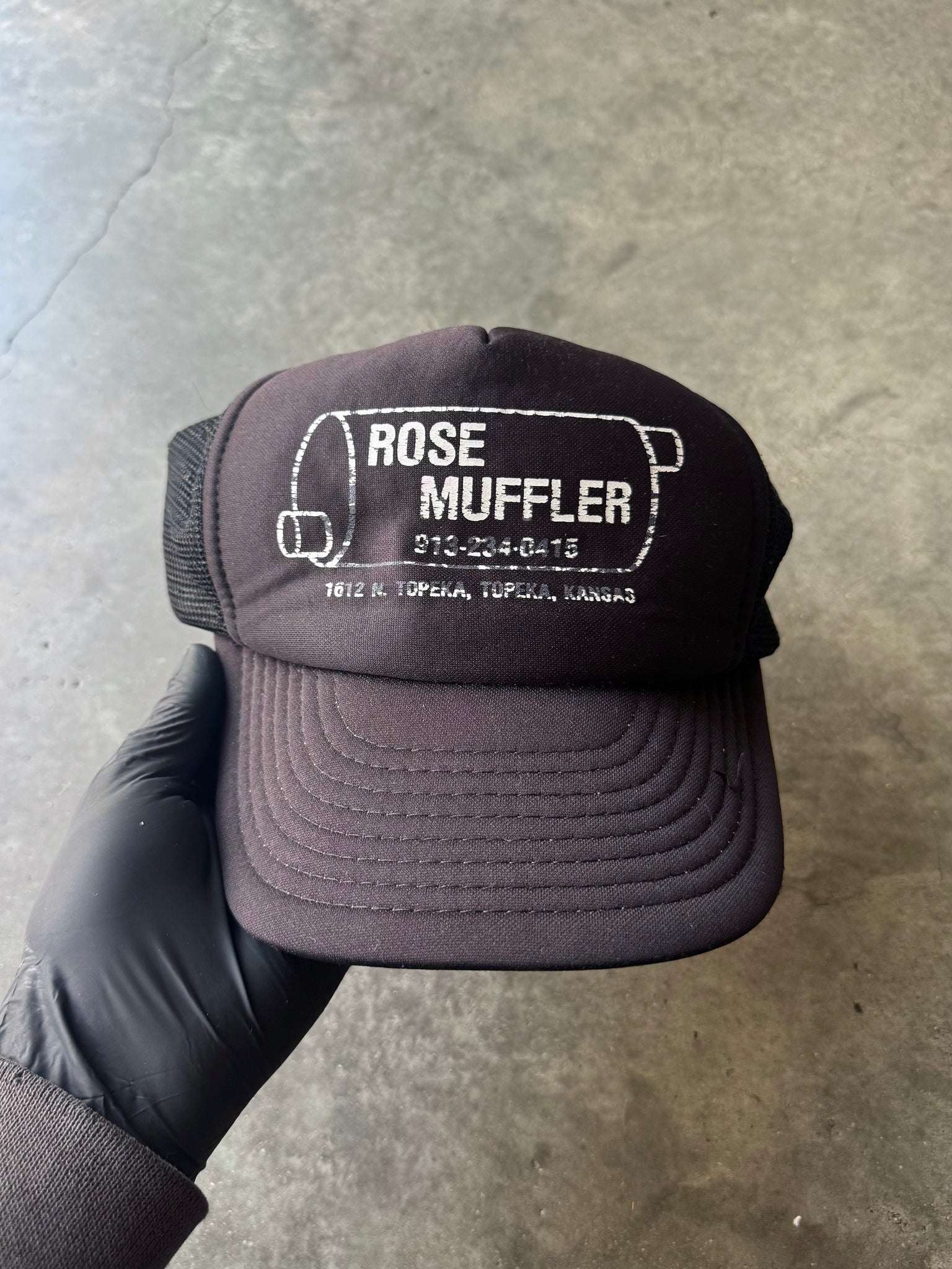 1980S ROSE MUFFLER HAT