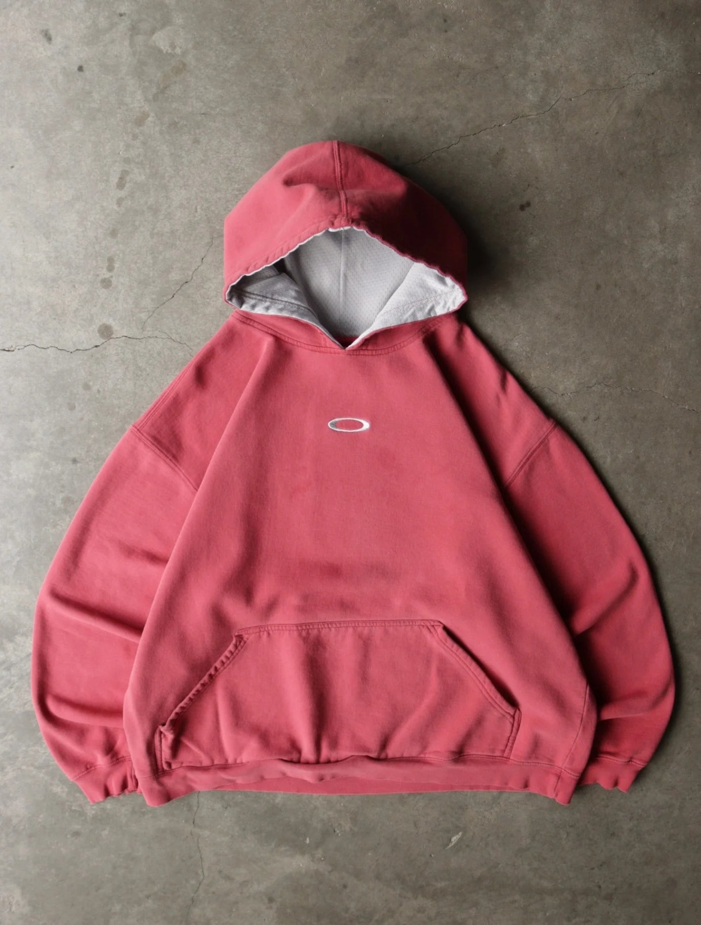 2000S FADED OAKLEY HOODED SWEATSHIRT