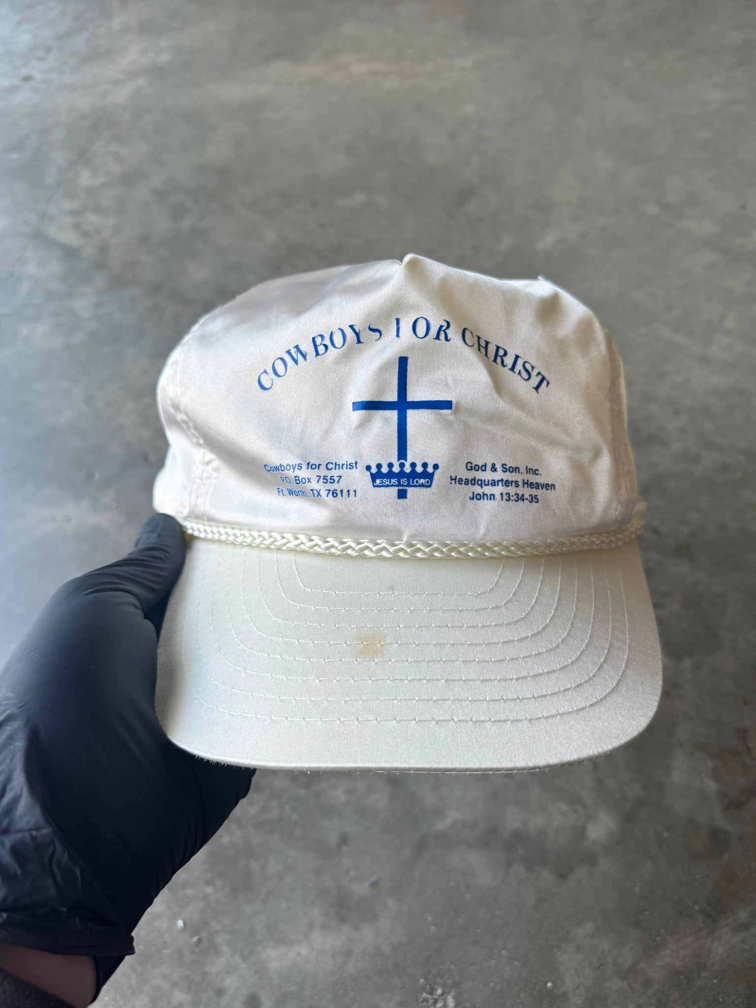1980S COWBOYS FOR CHRIST HAT