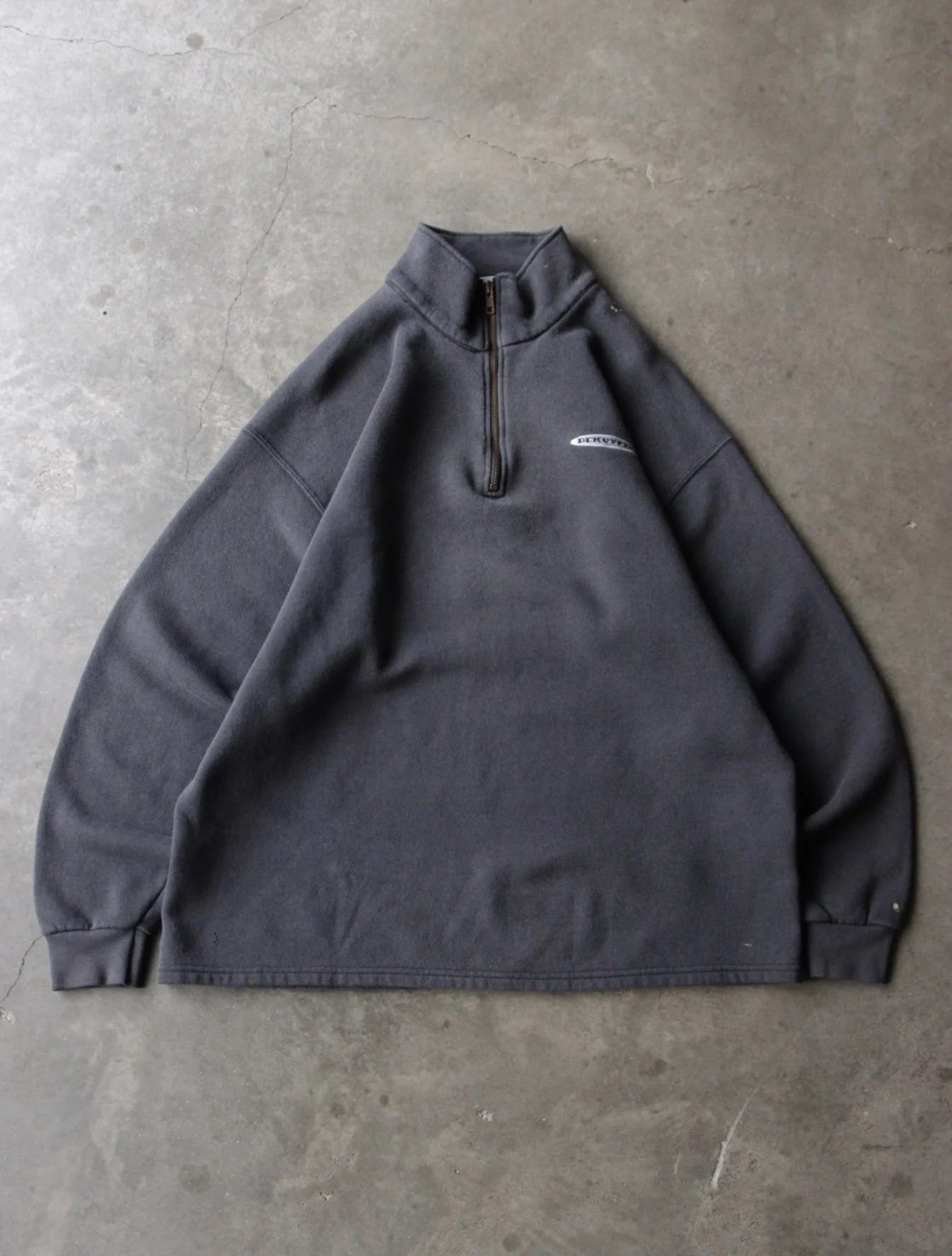 1990S MOCK NECK 1/4 ZIP SWEATSHIRT