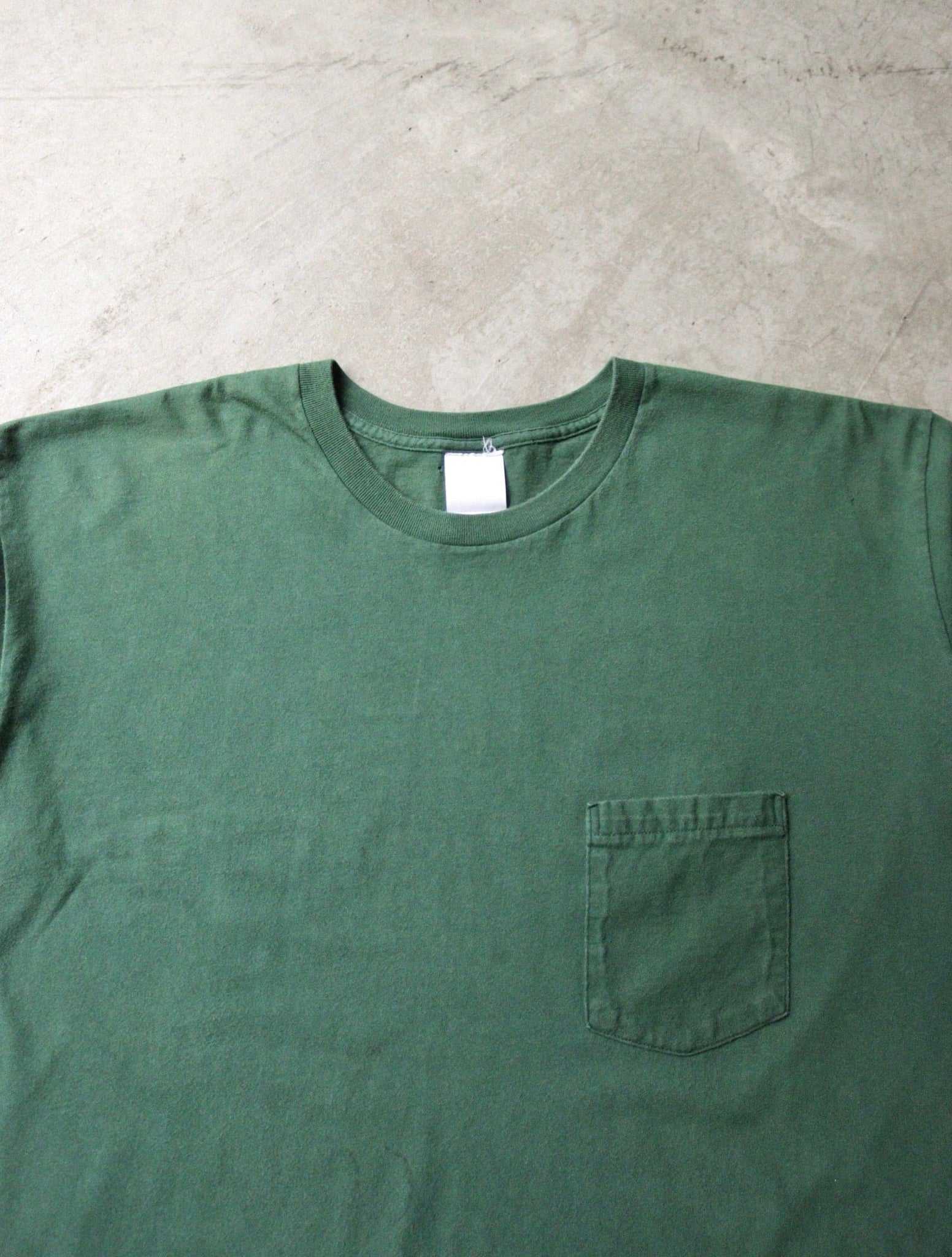 1990S GREEN POCKET TEE