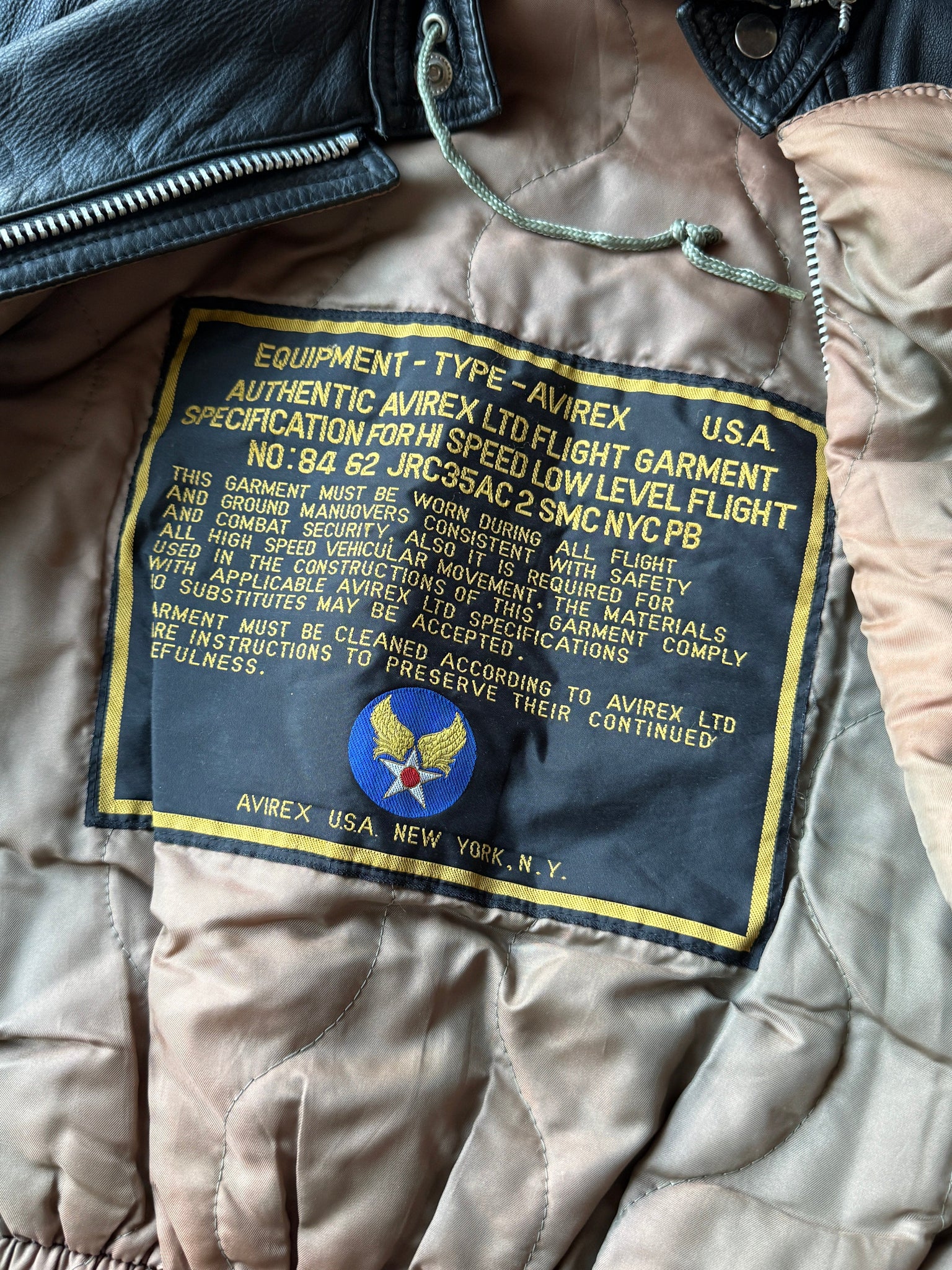 1990S AVIREX CLASP JACKET