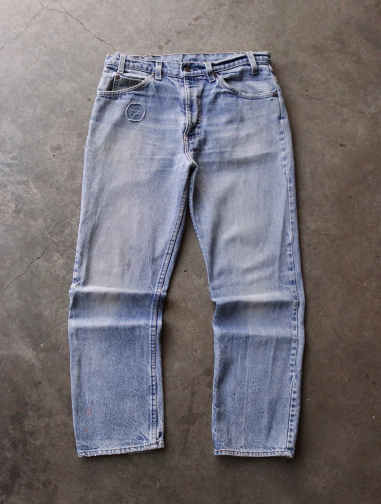 1990S LEVIS PATCHED UP 505 DENIM PANTS