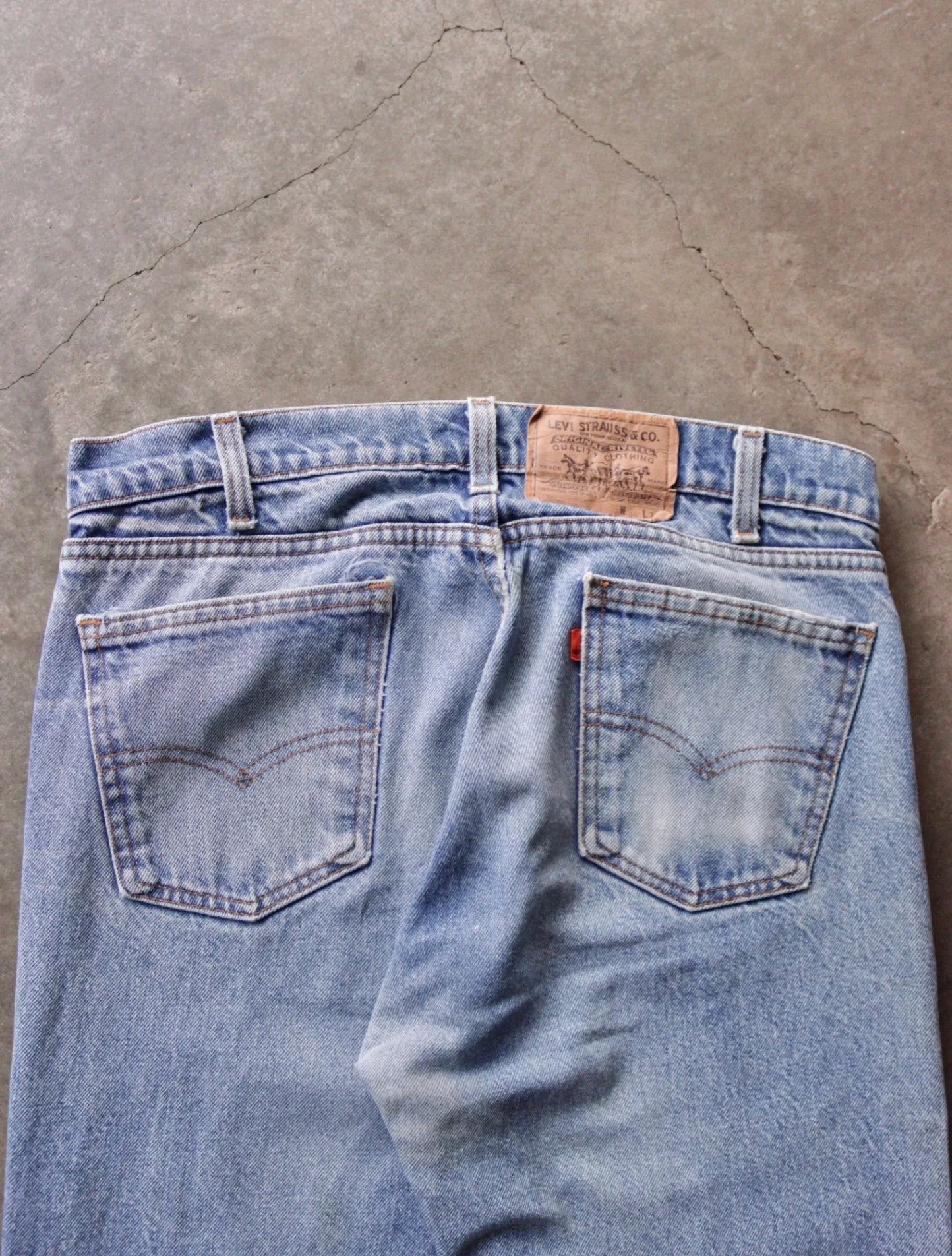 1980S LEVI'S ORANGE TAB DENIM PANTS