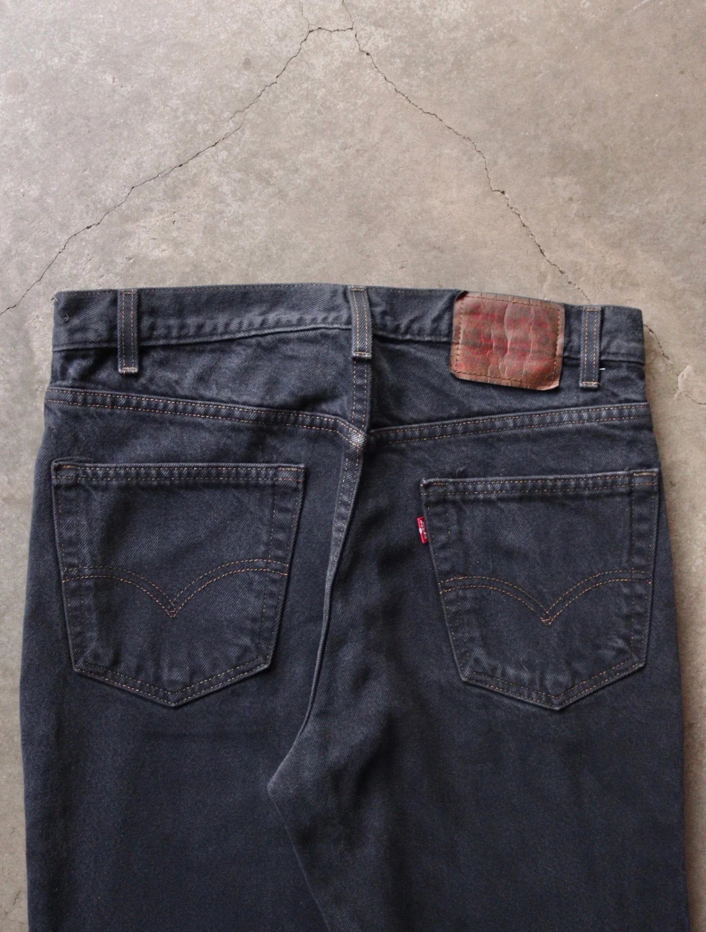 1990S LEVI'S OVERDYED DENIM PANTS