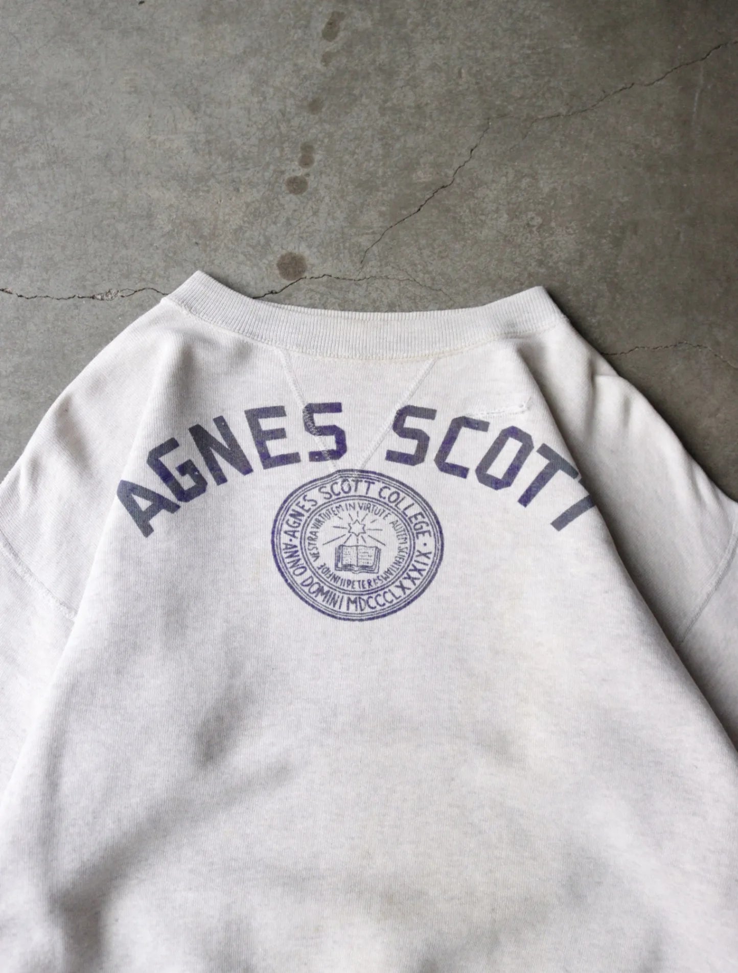 1950S AGNES SCOTT SWEATSHIRT