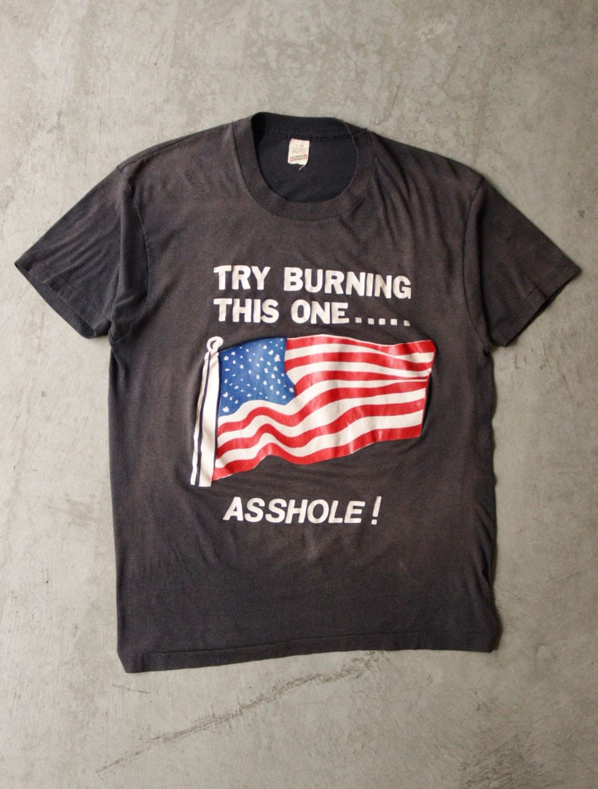 1980S FADED TRY BURNING THIS ONE TEE