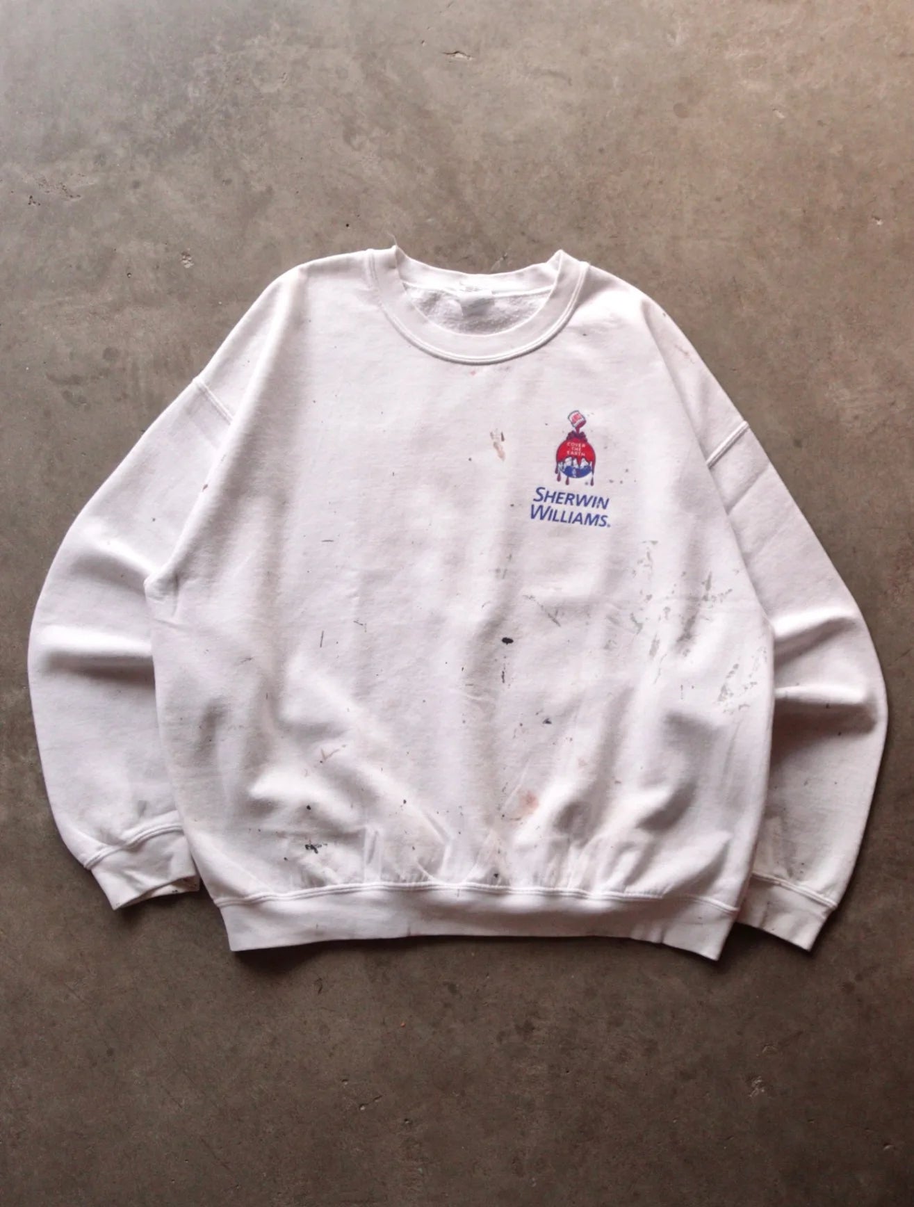 2000S PAINTED SHERWIN WILLIAMS SWEATSHIRT