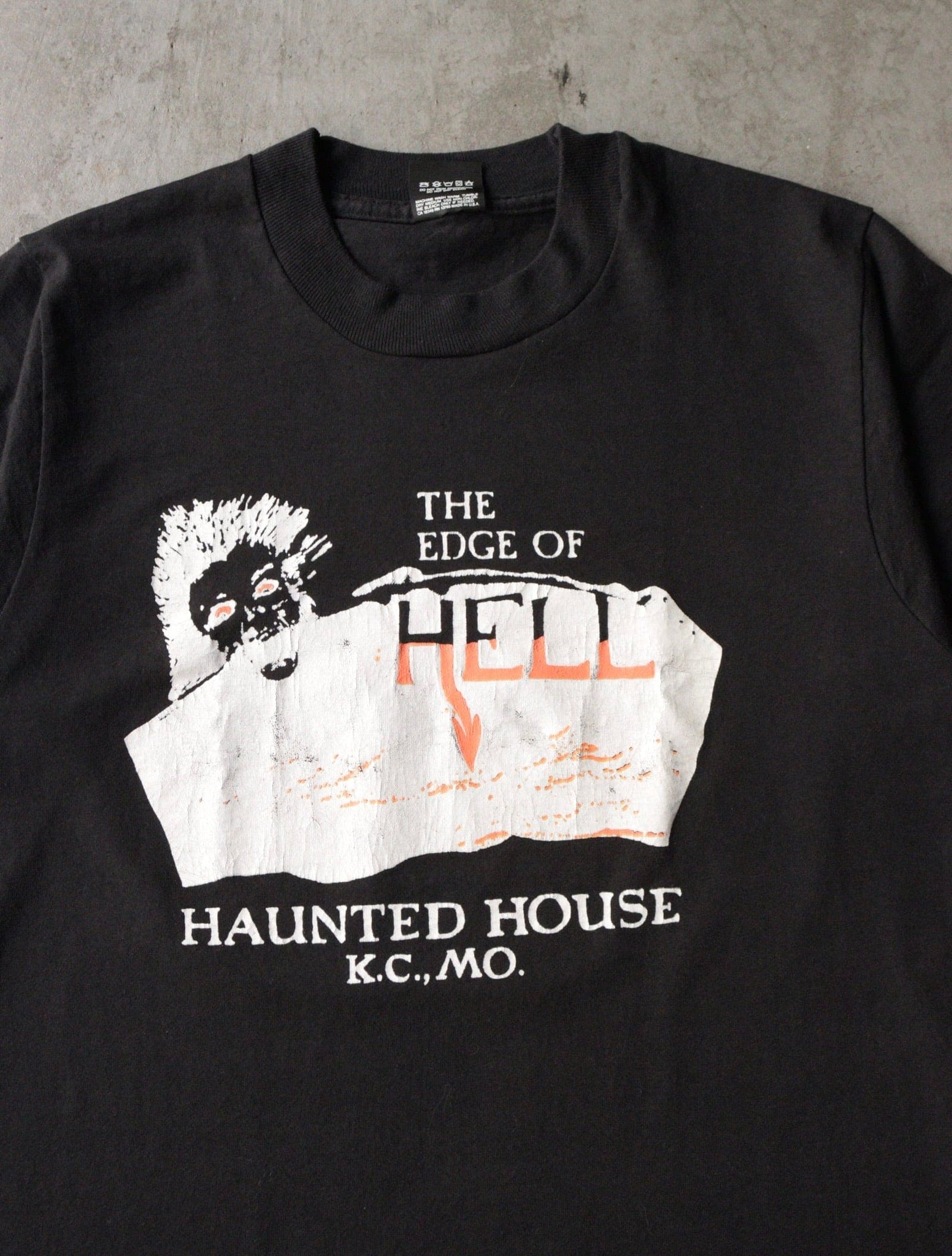 1980S EDGE OF HELL HAUNTED HOUSE TEE