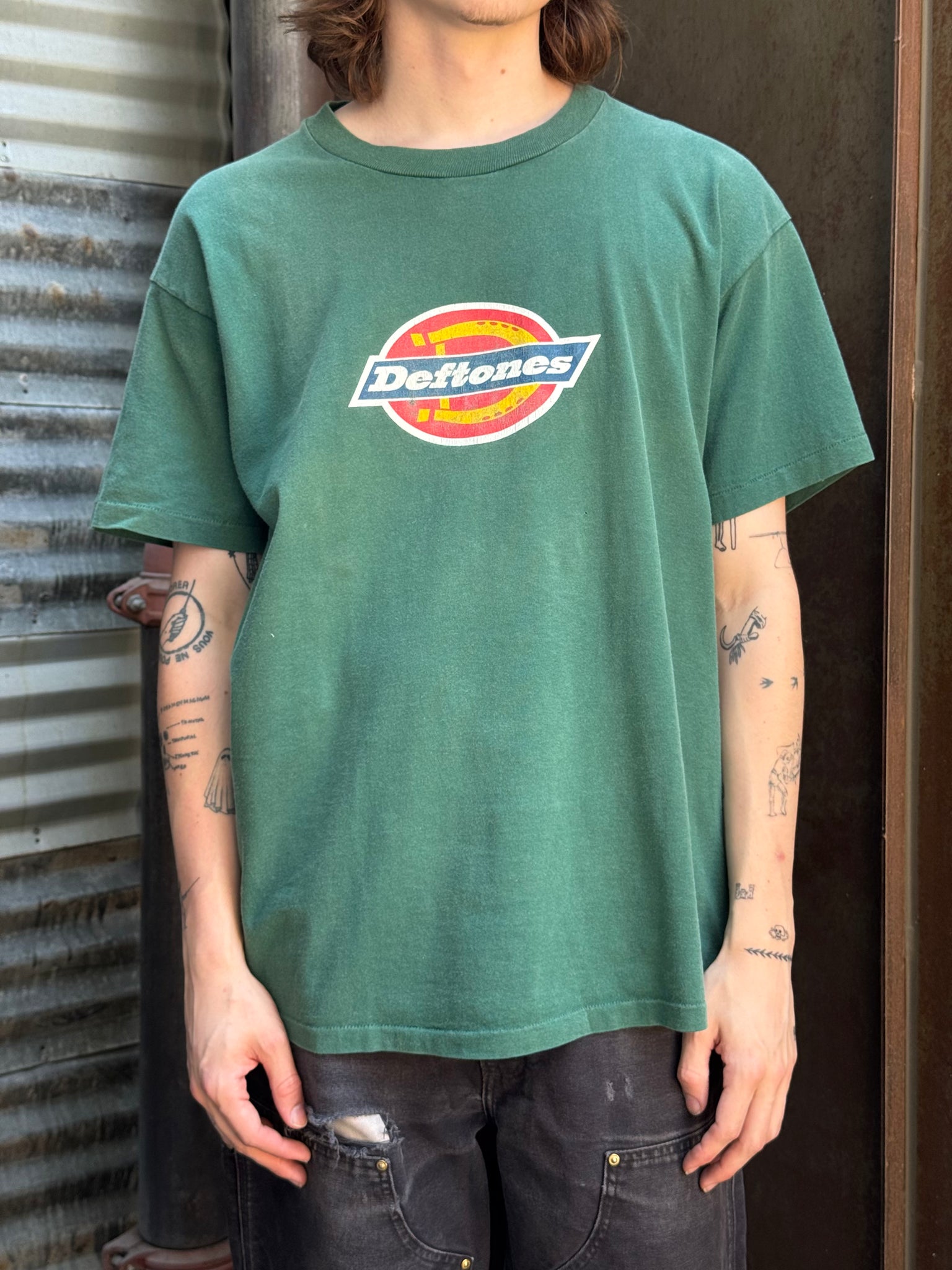 1990S DEFTONES DICKIES BAND TEE + TICKET STUB
