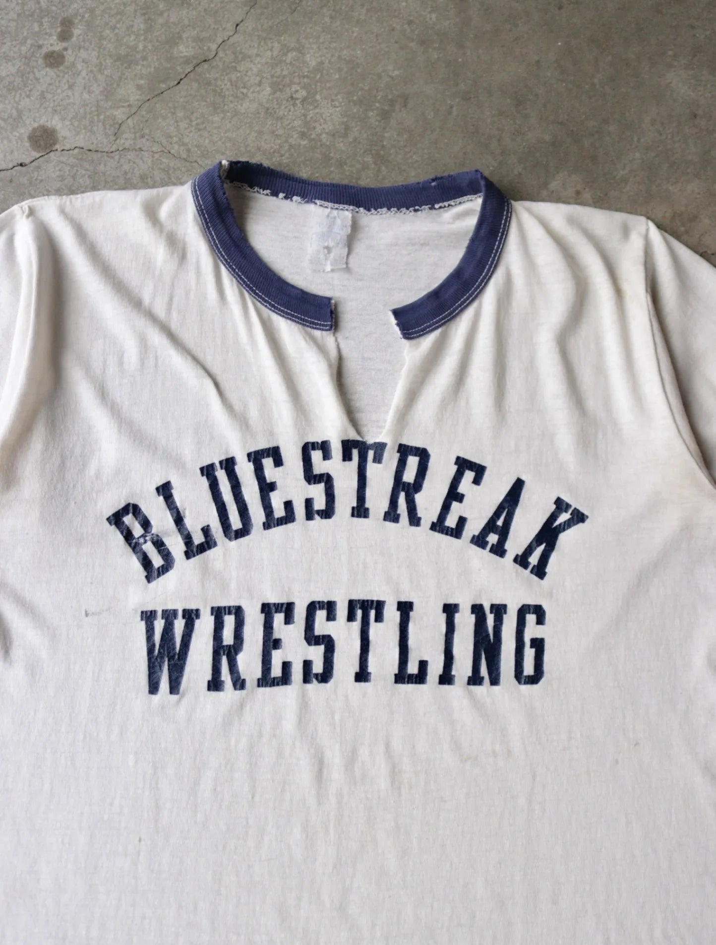 1980S BLUESTREAK WRESTLING TEE