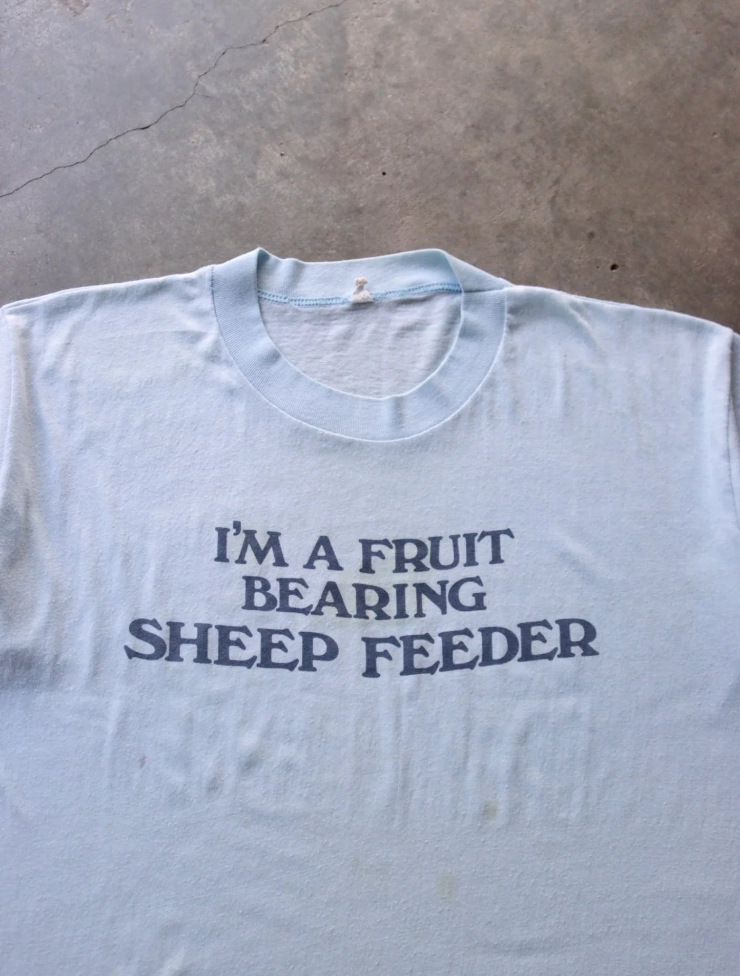 1970S SHEEP FEEDER TEE