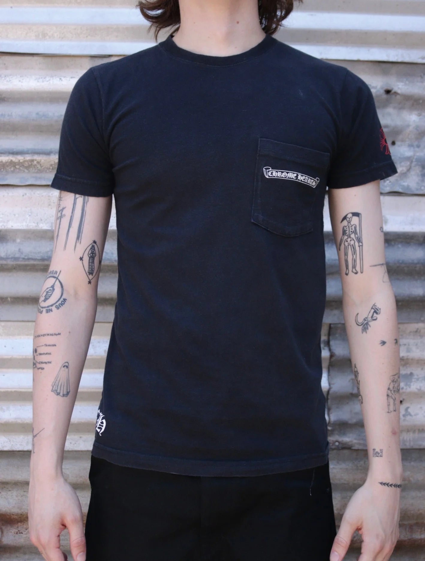 2000S CHROME HEARS USA TEE
