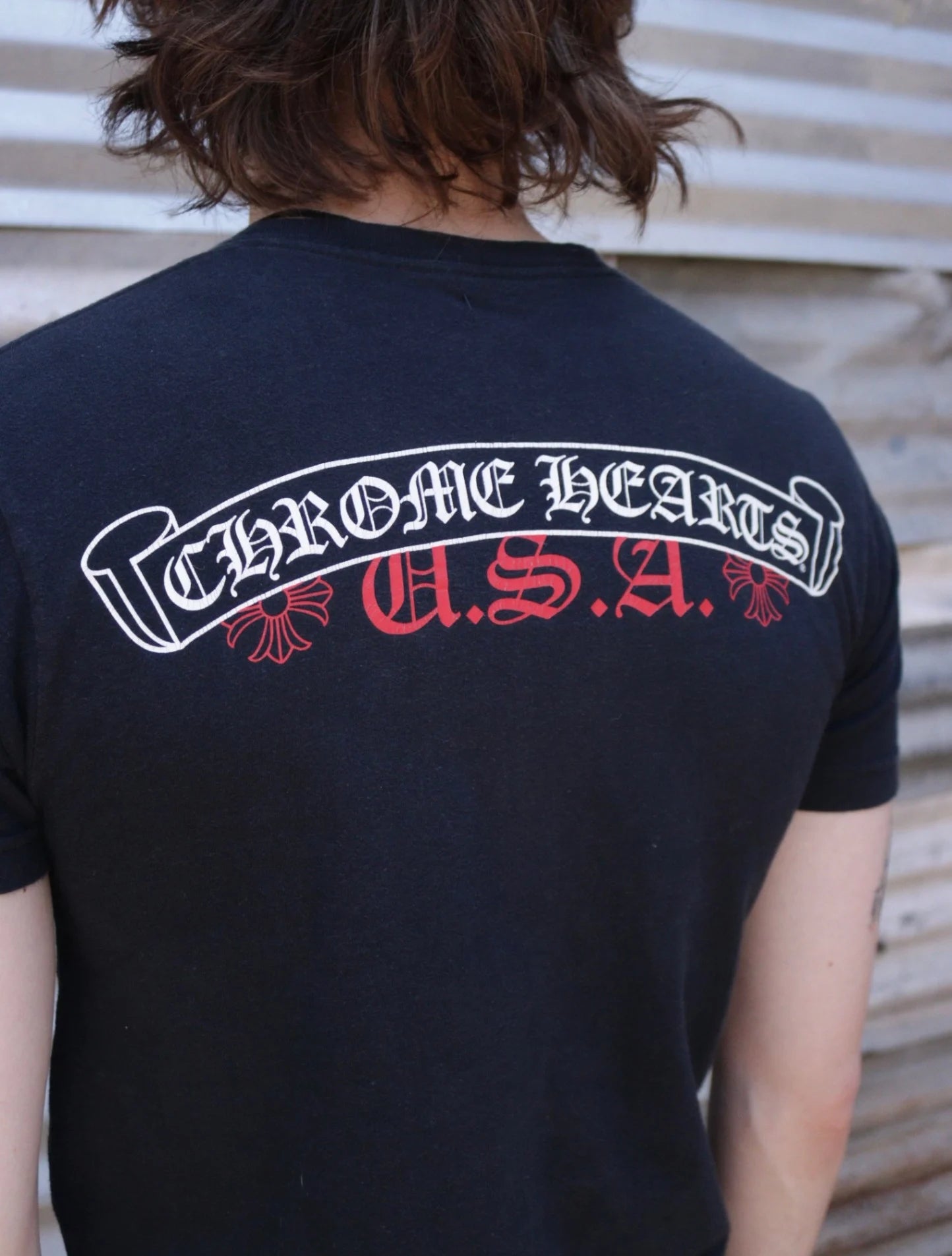 2000S CHROME HEARS USA TEE