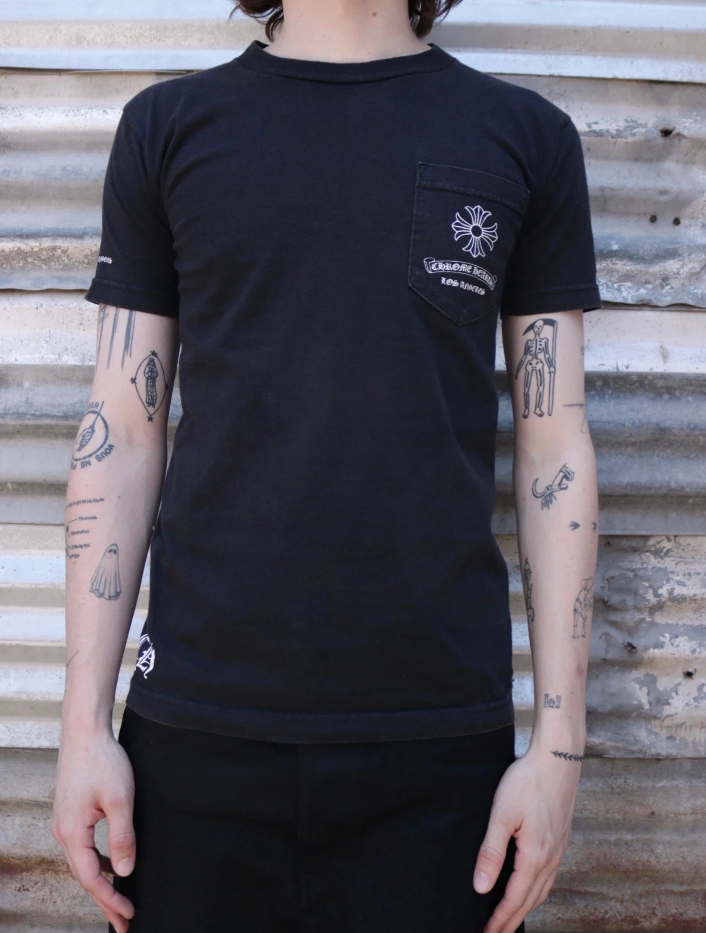 2000S CHROME HEARTS CROSS TEE