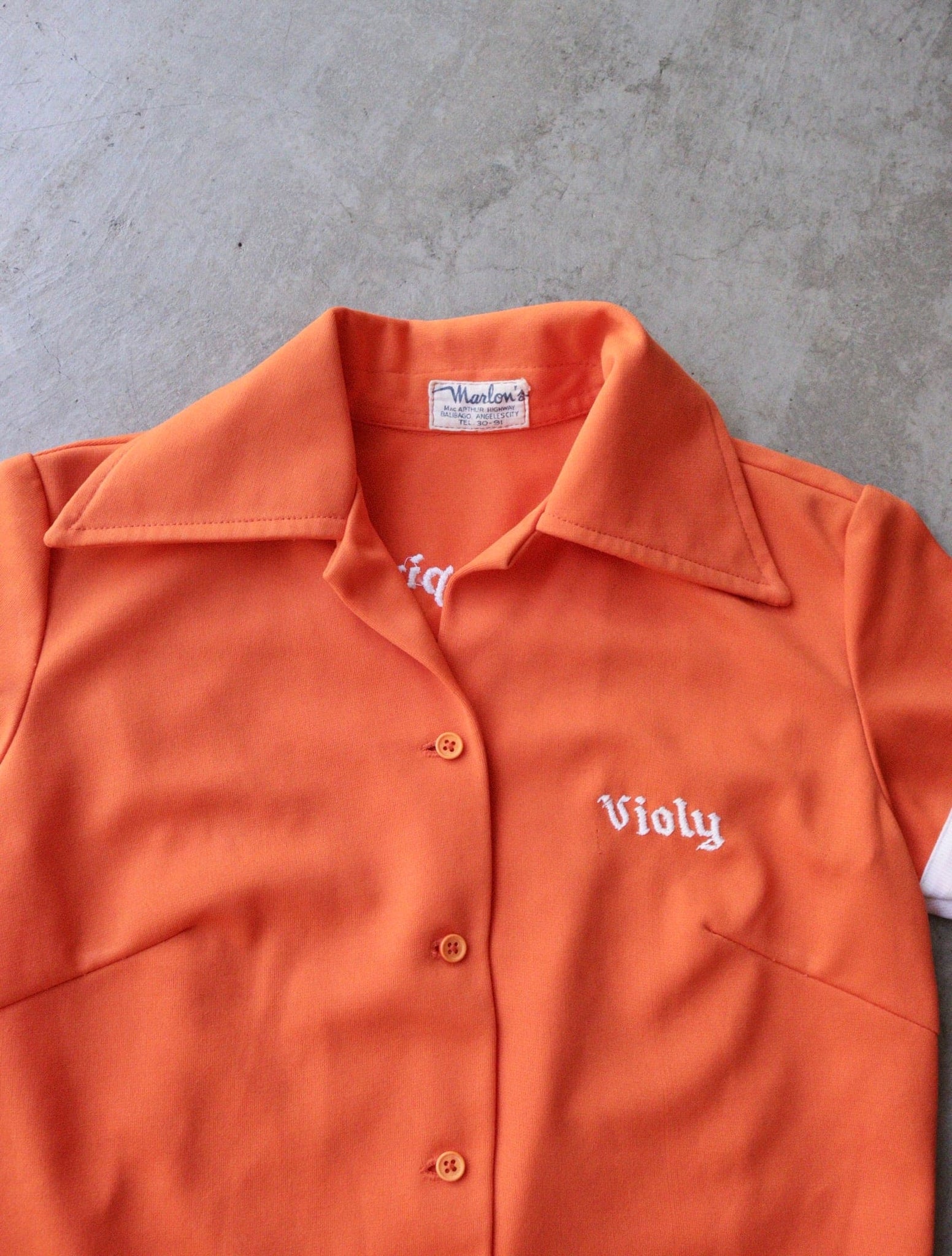 1970S BUTTON UP CHAINSTITCH PHILIPPINES SHIRT