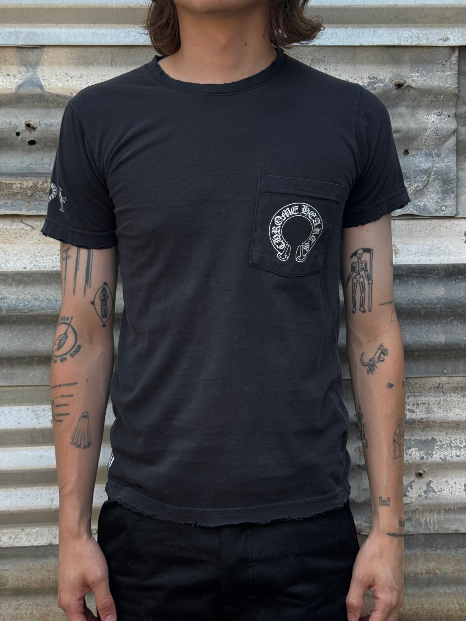 2000S CHROME HEARTS LOGO TEE
