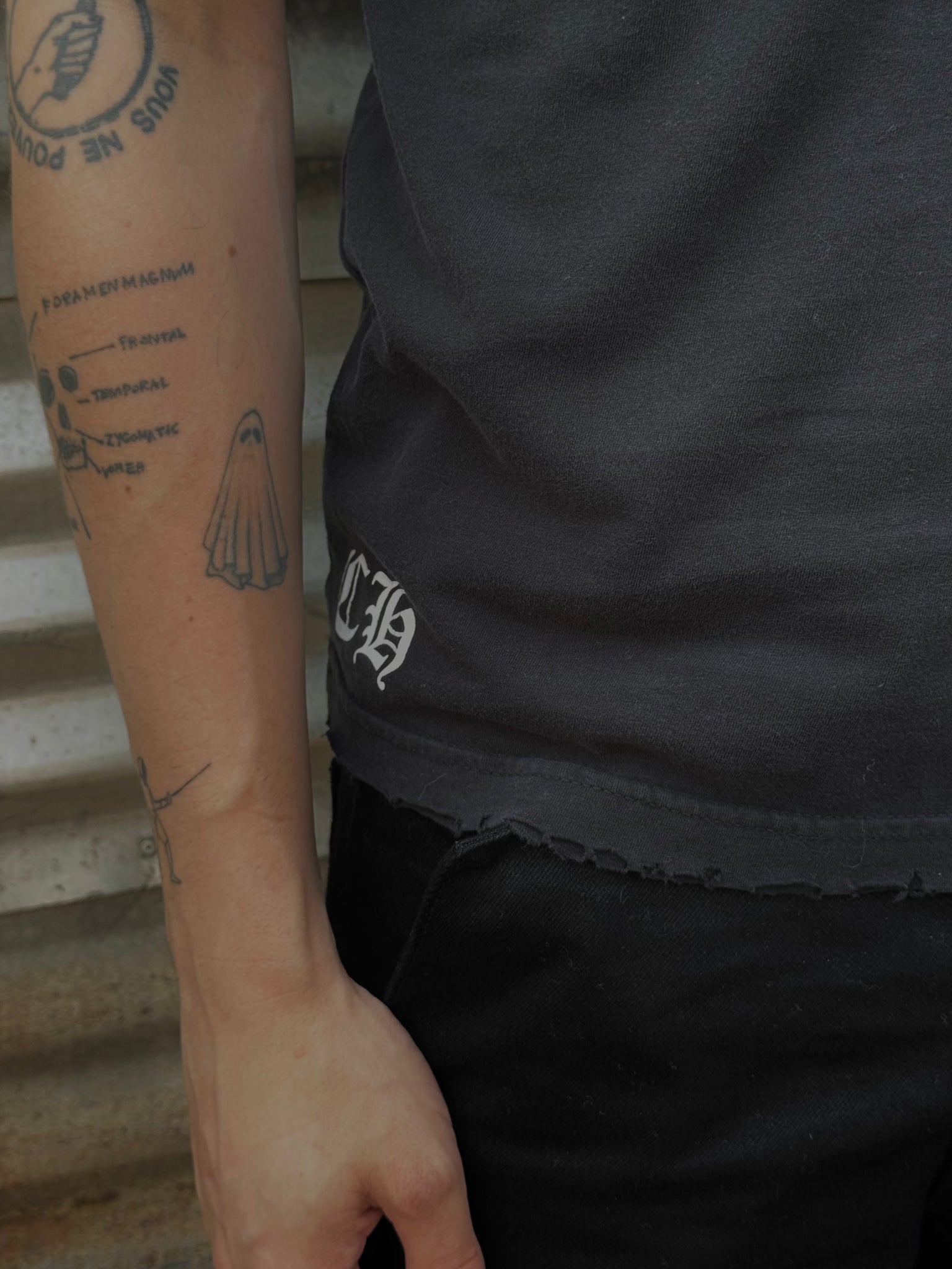 2000S CHROME HEARTS LOGO TEE