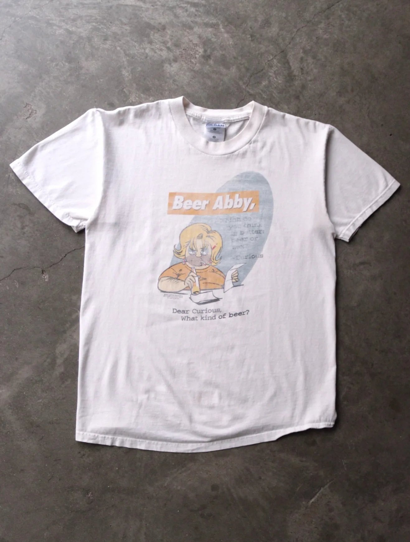 1990S SUN FADED BEER ABBY TEE