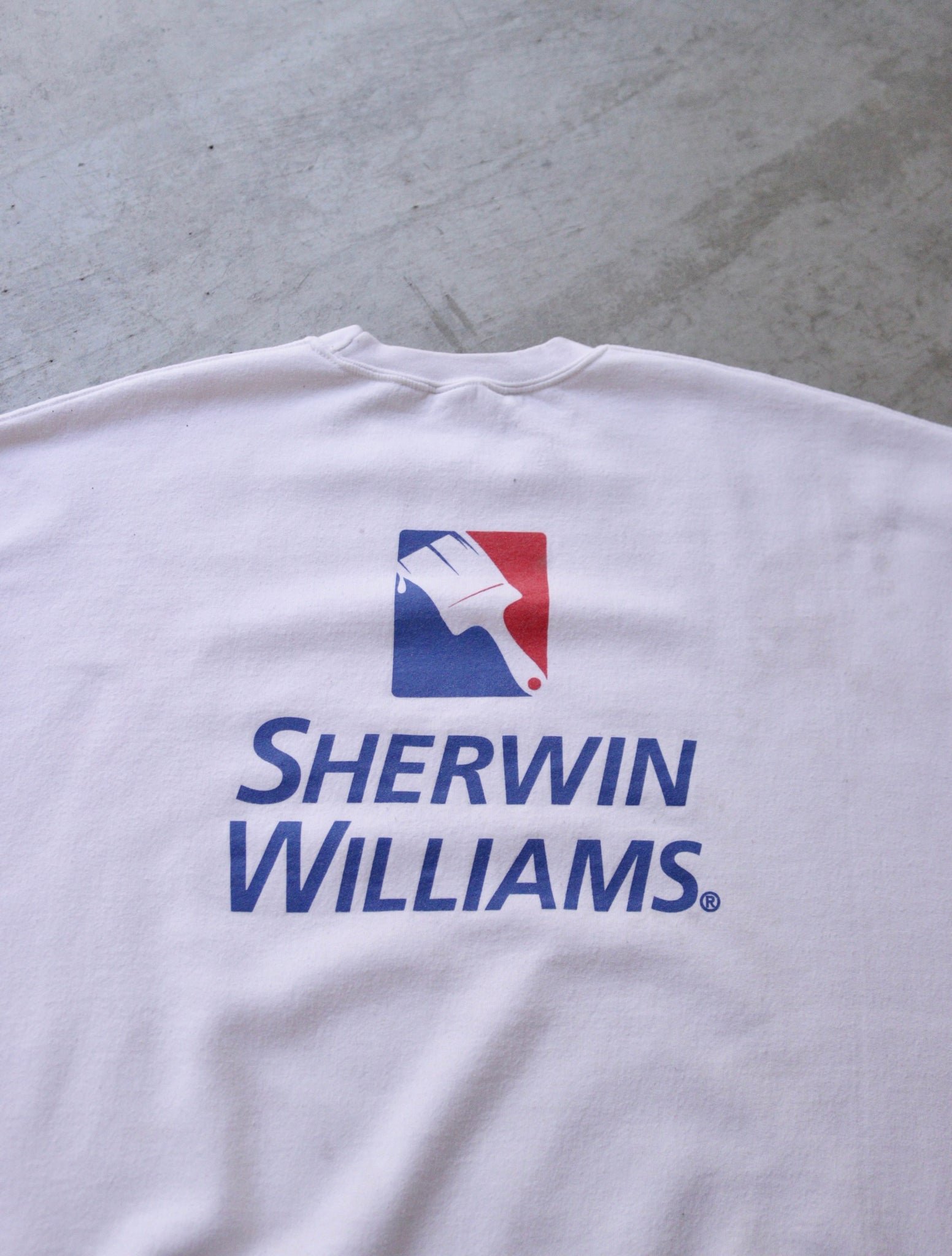 1990S PAINTED SHERWIN WILLIAMS SWEATSHIRT