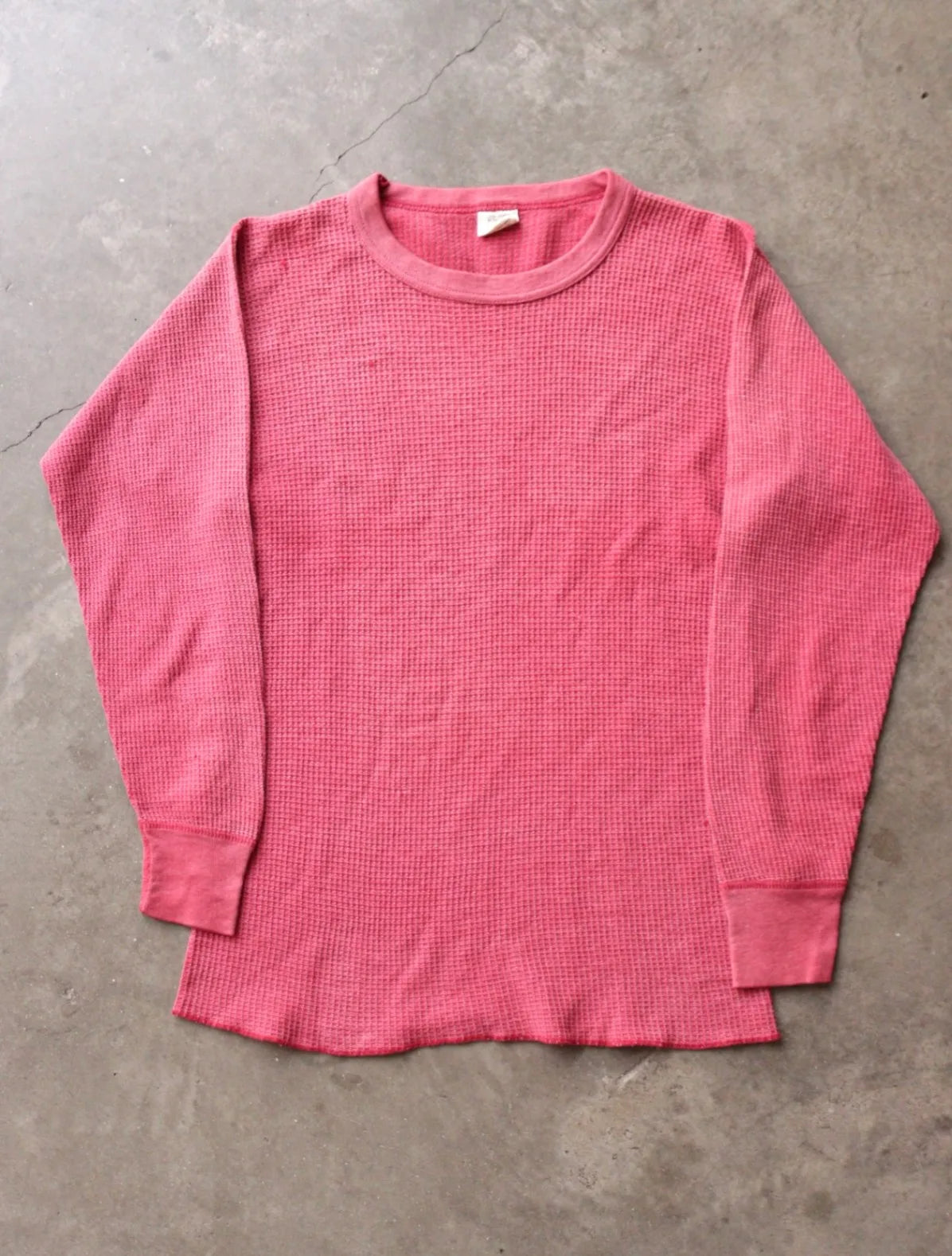 1980S FADED BLANK L/S THERMAL SHIRT