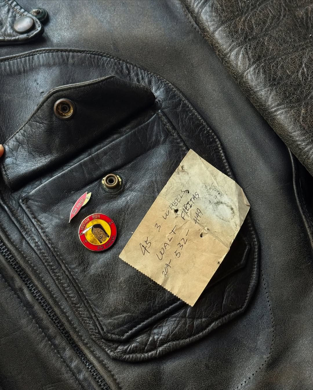 1940S HERCULES D-POCKET HORSEHIDE LEATHER JACKET