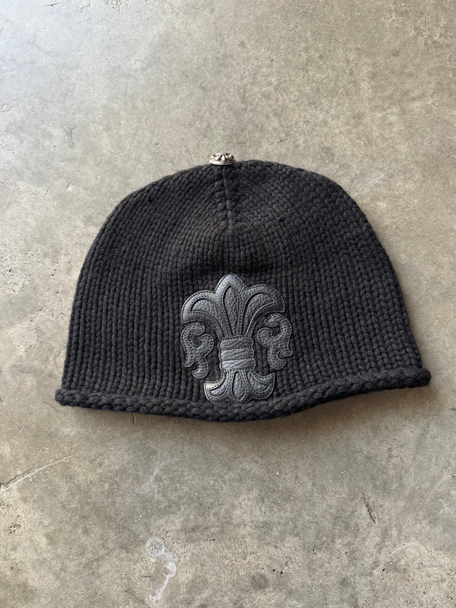 2000S CHROME HEARTS FLEUR PATCH BEANIE