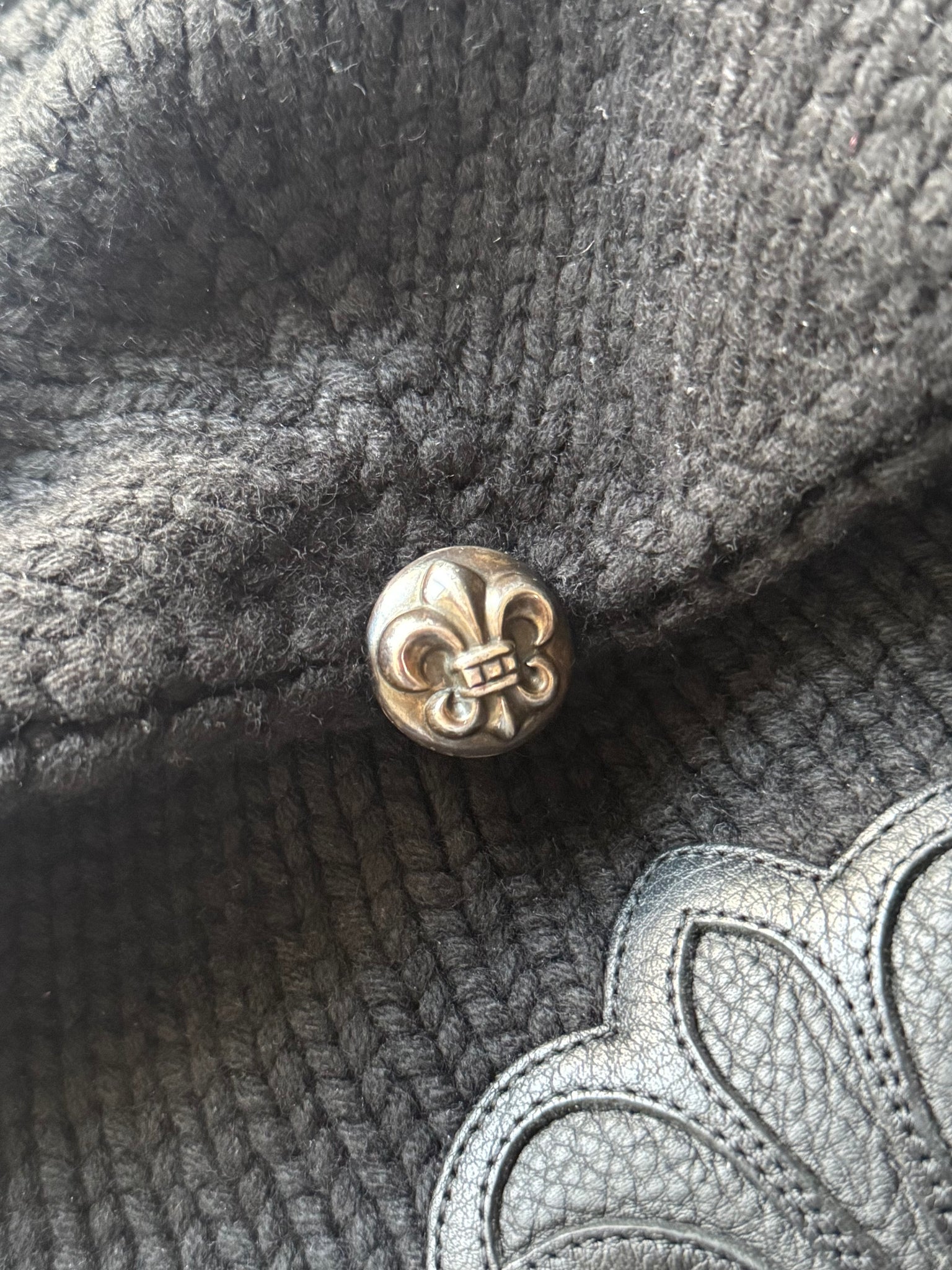 2000S CHROME HEARTS FLEUR PATCH BEANIE
