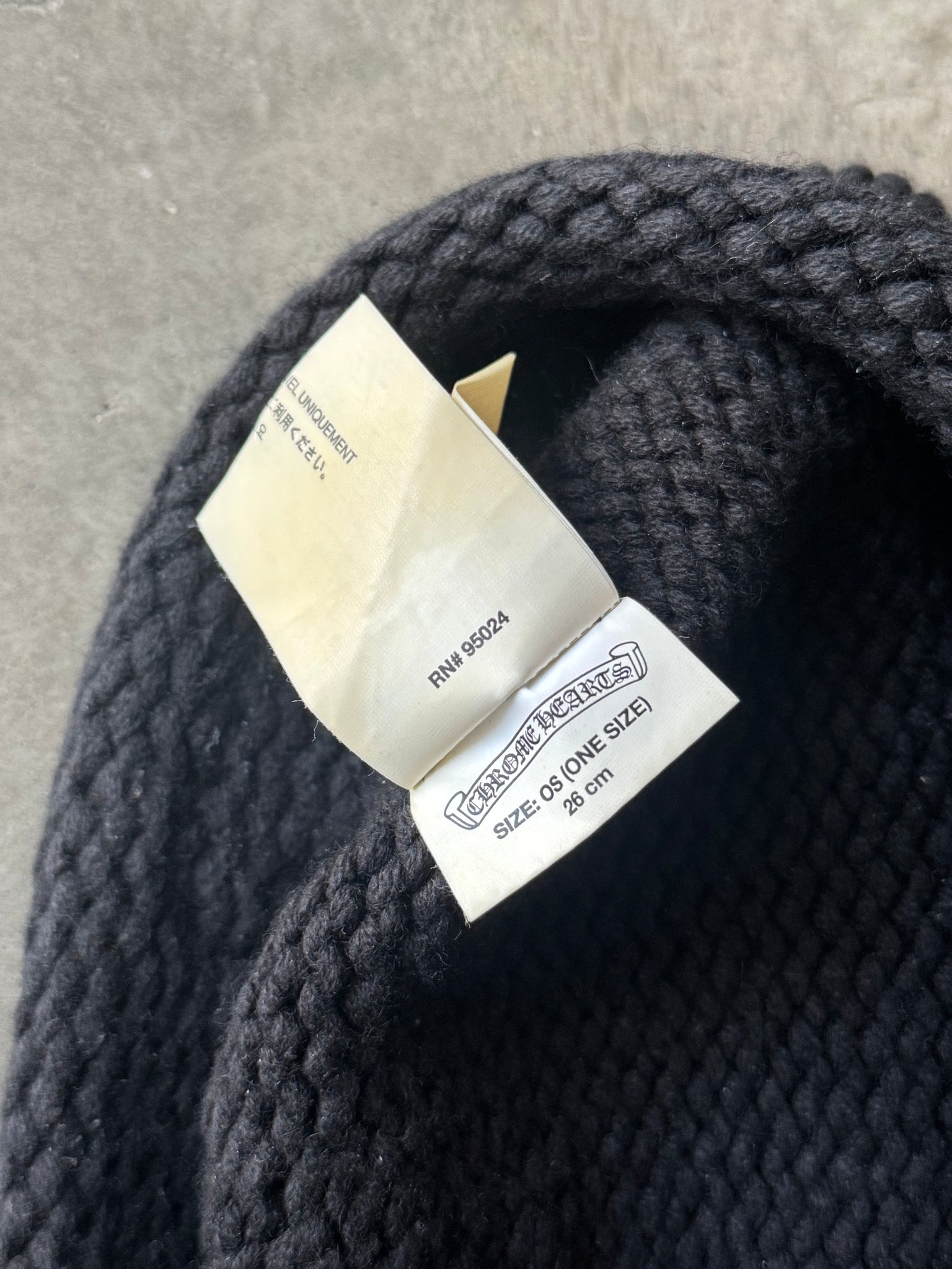 2000S CHROME HEARTS FLEUR PATCH BEANIE