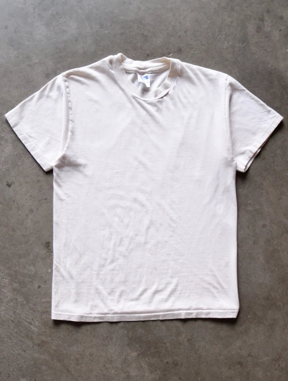 2000S BLANK WHITE TEE