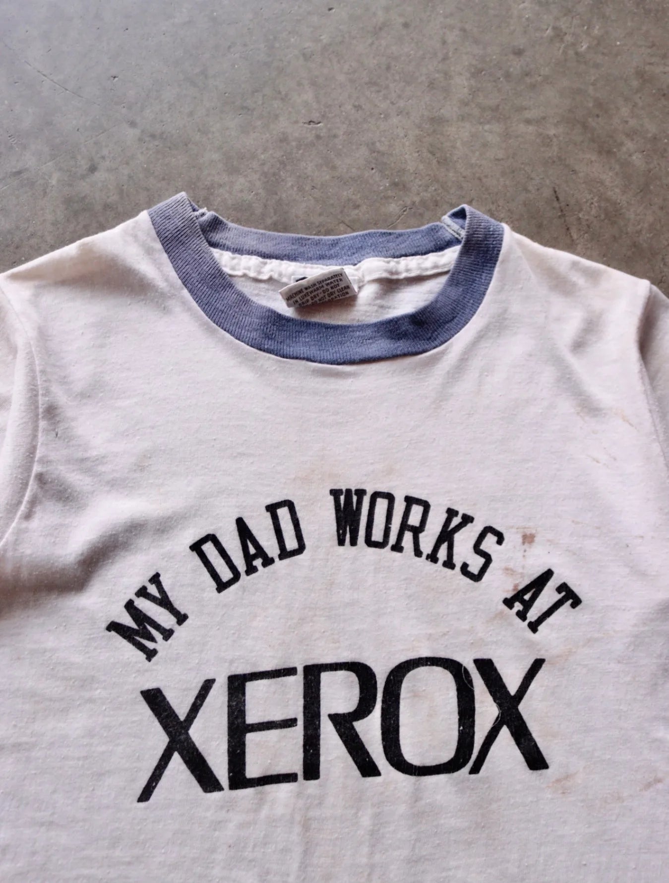 1980S XEROX RINGER TEE