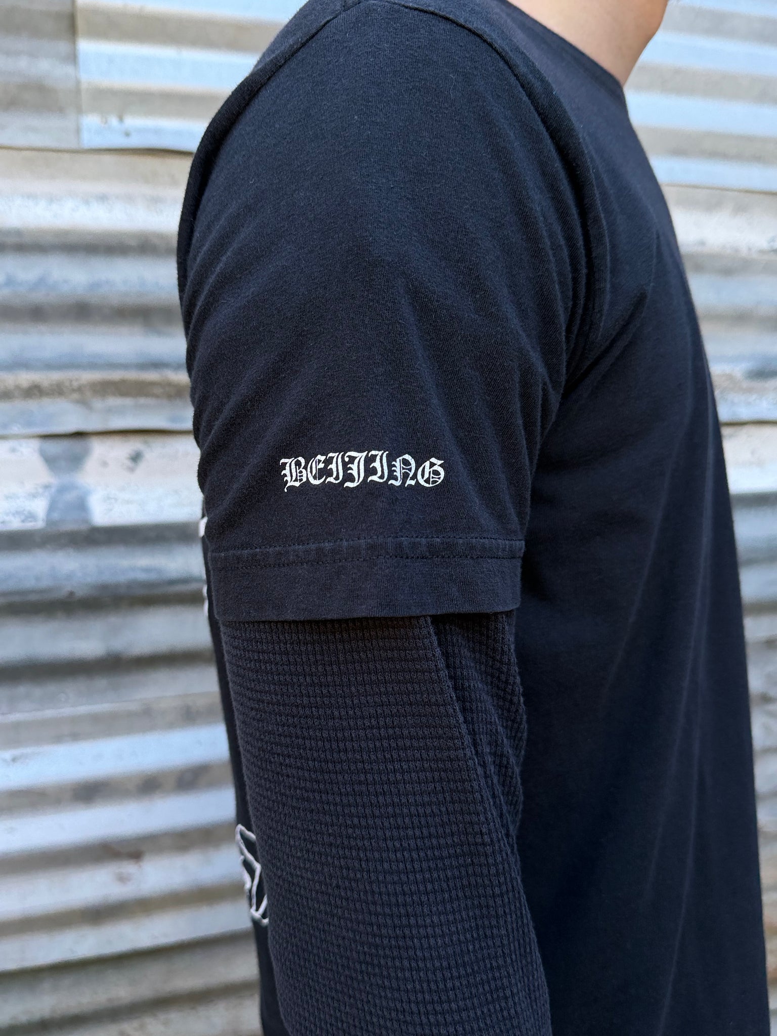 2000S CHROME HEARTS BEIJING CITY TEE + THERMAL SHIRT