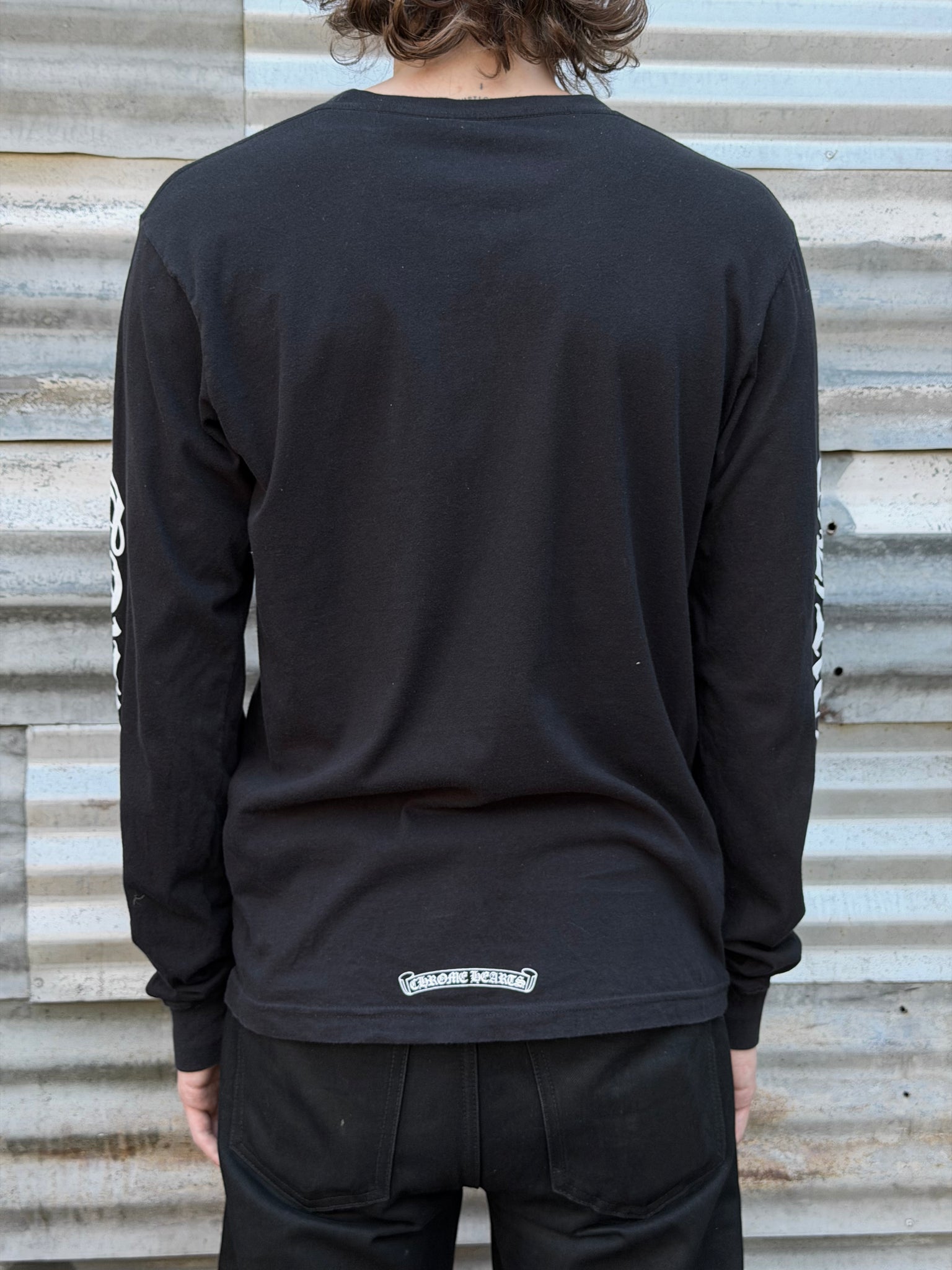 2000S CHROME HEARTS NECK LOGO TEE