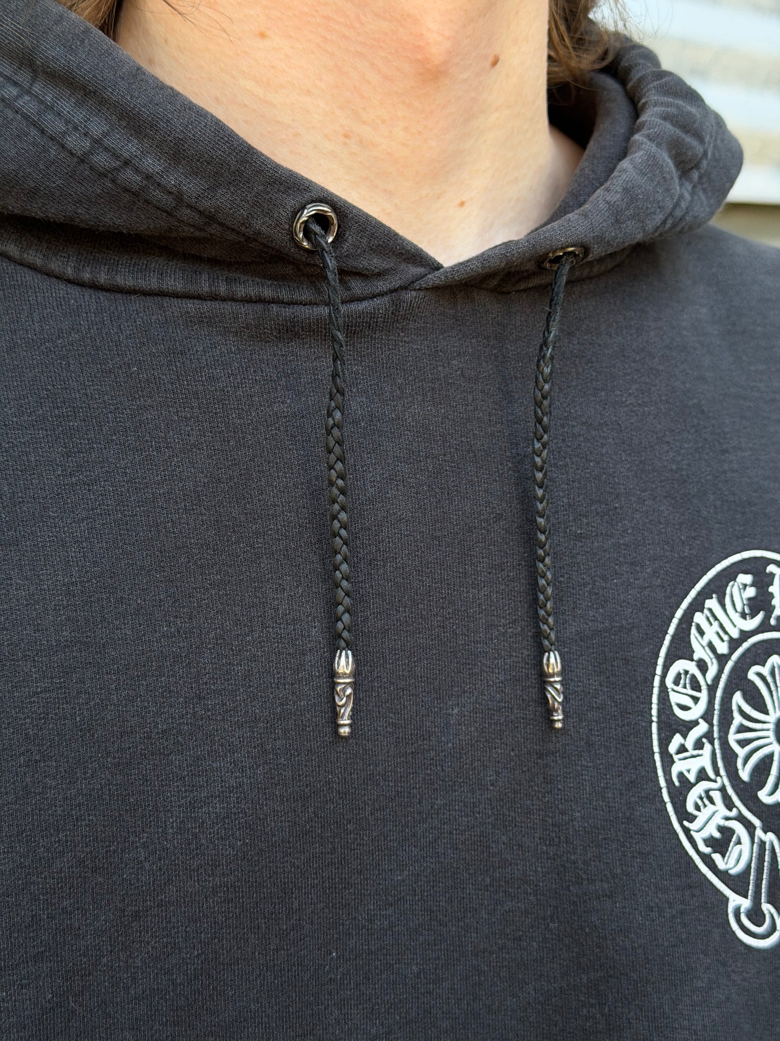 2000S CHROME HEARTS FADED HONOLULU HOODED SWEATSHIRT